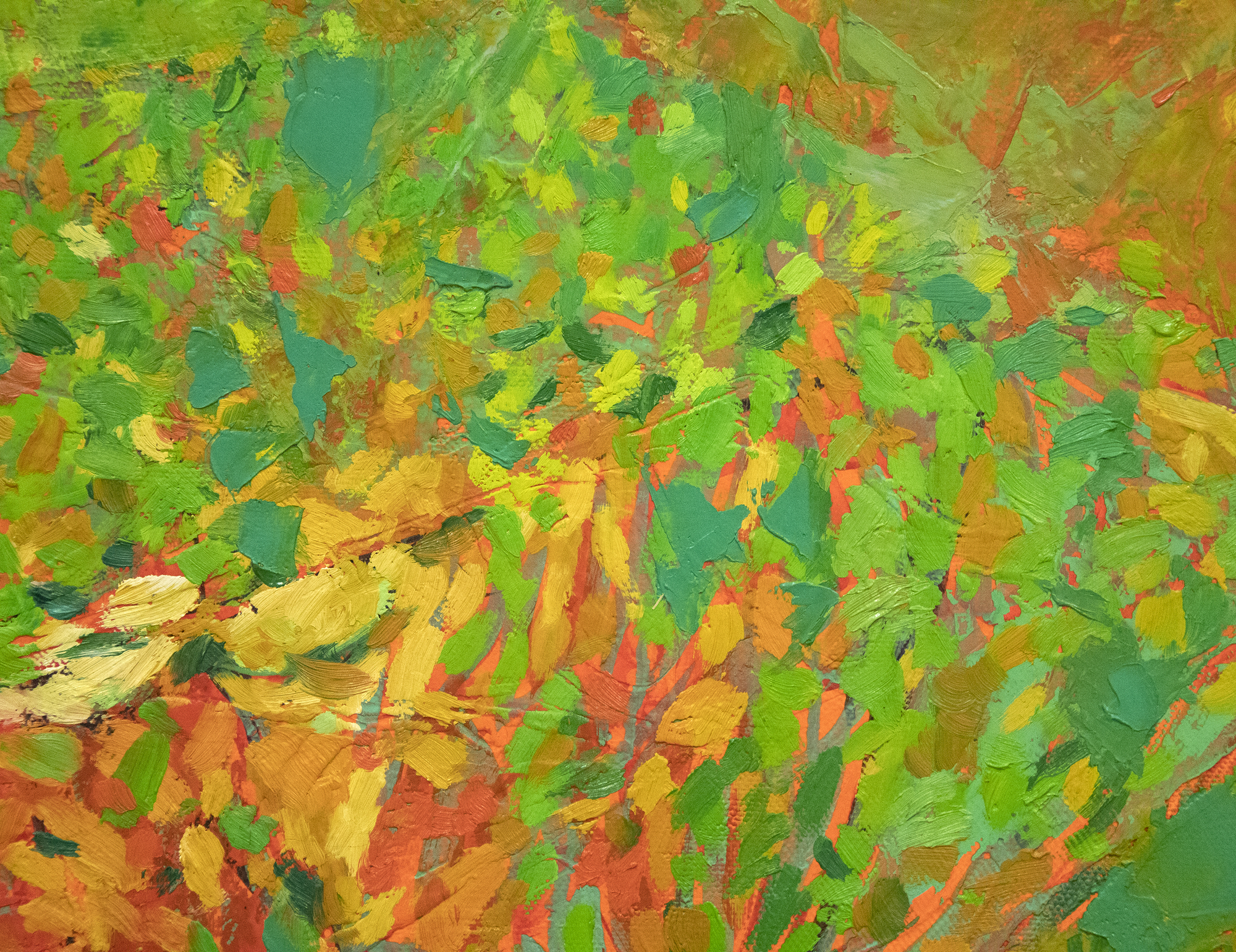 JAE KON PARK - Untitled - oil on canvas - 38 1/4 x 51 1/2