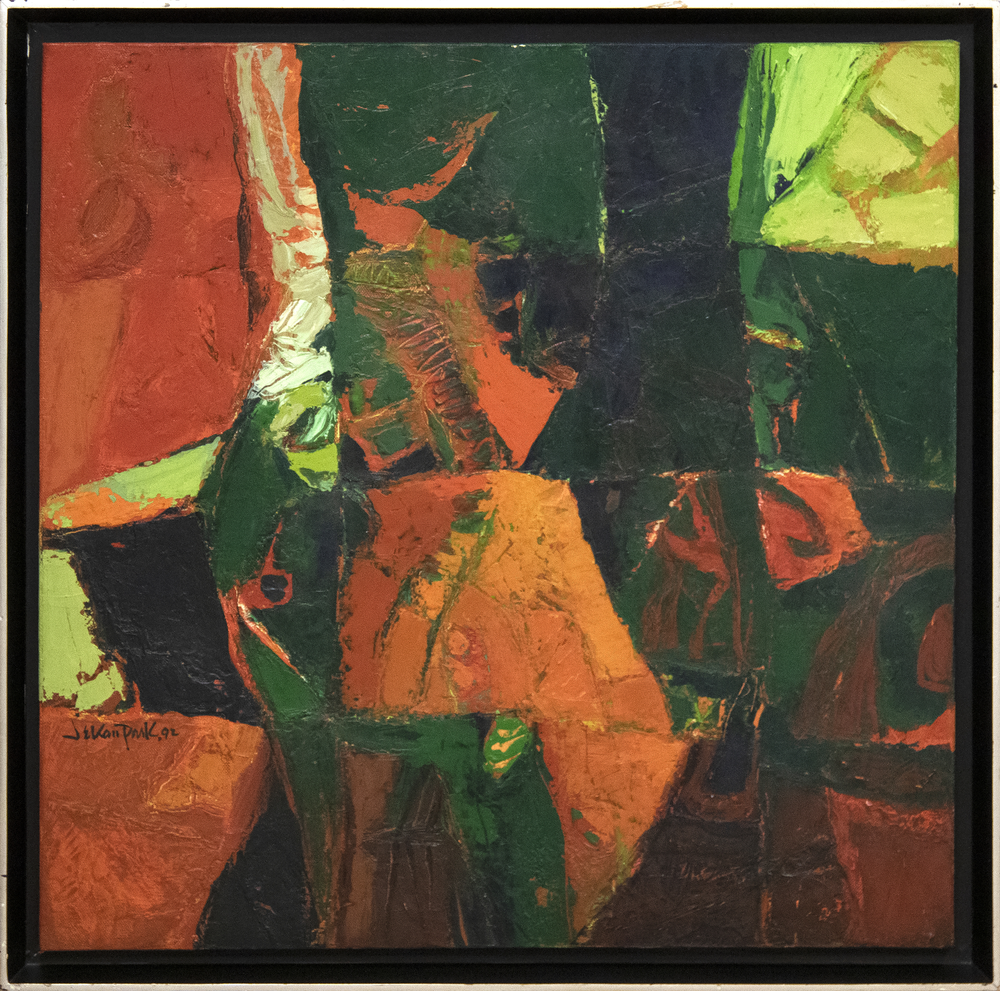 JAE KON PARK - Untitled - oil on canvas - 31 1/2 x 31 1/2 in.