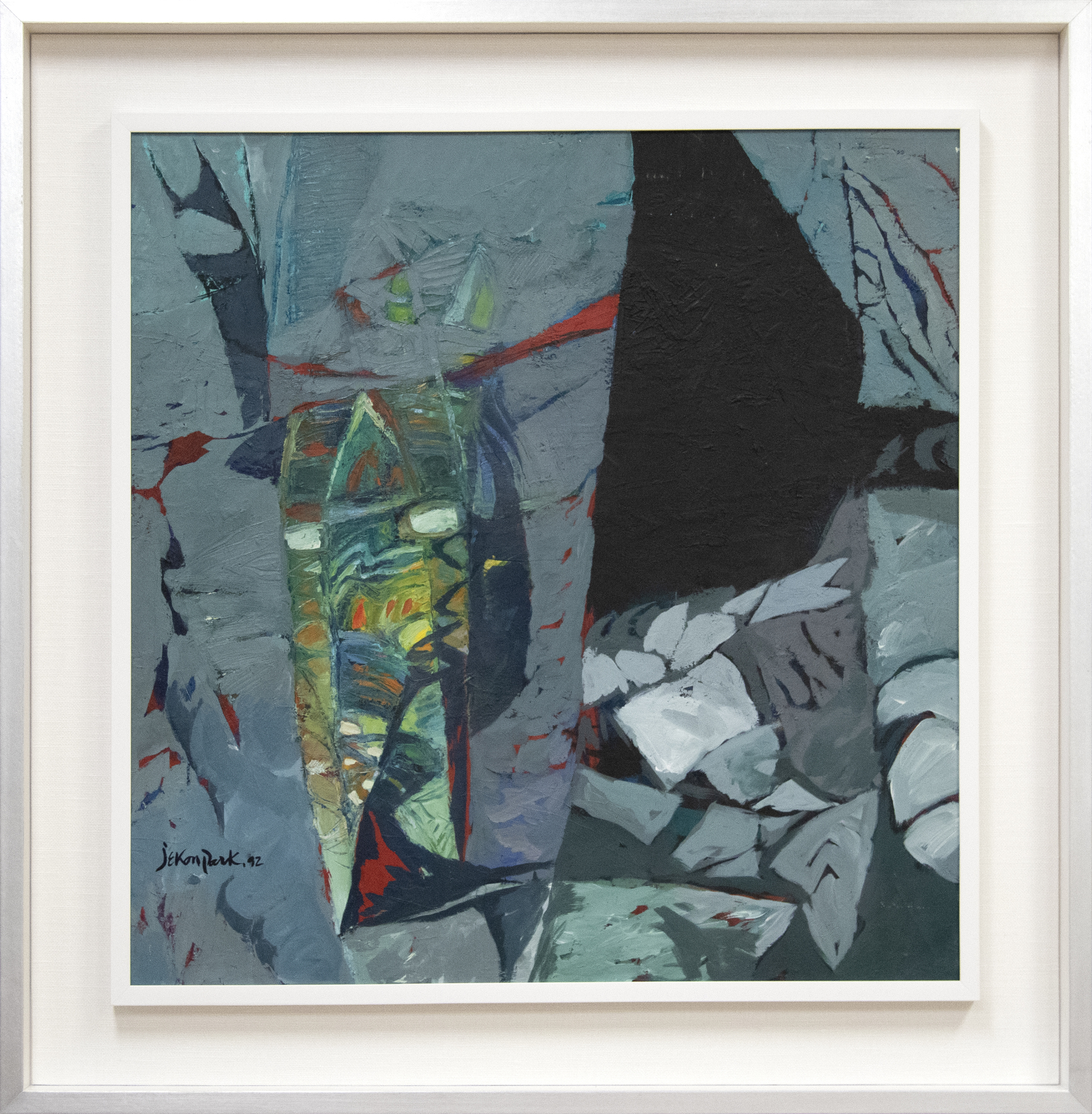 JAE KON PARK - Untitled - oil on canvas - 35 x 33 7/8 in.