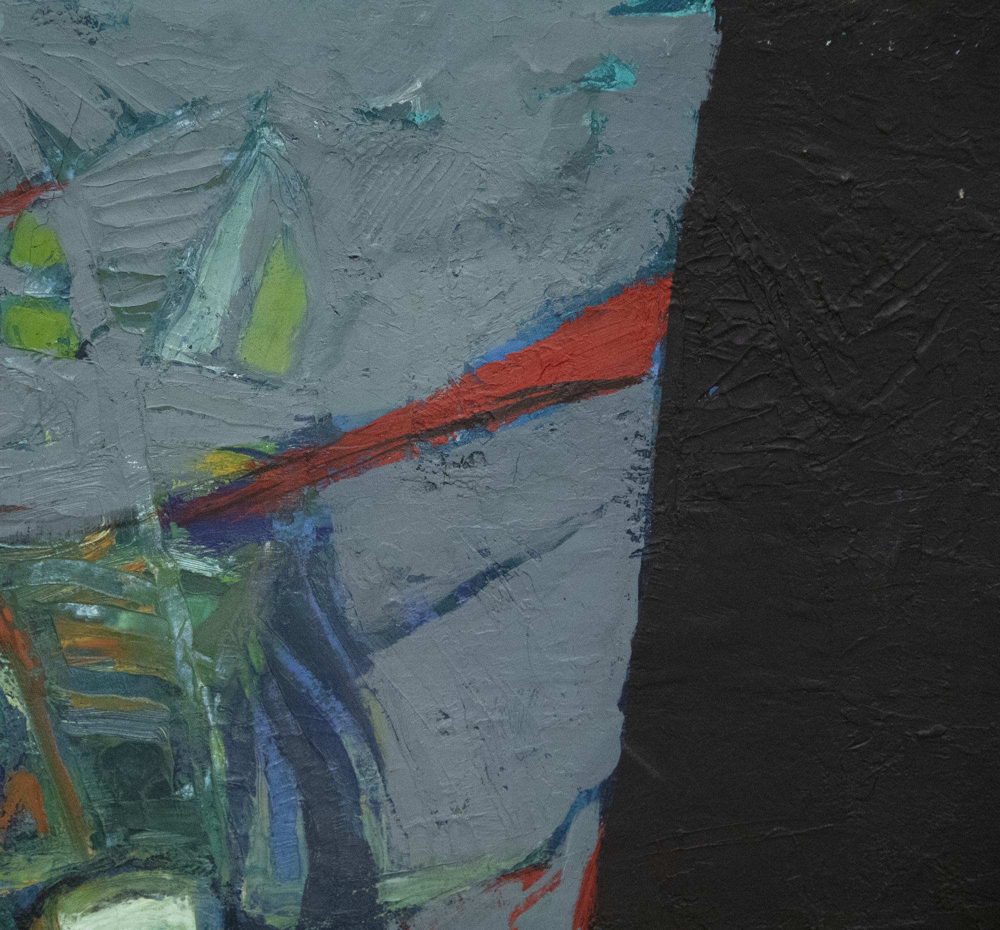 JAE KON PARK - Untitled - oil on canvas - 35 x 33 7/8 in.