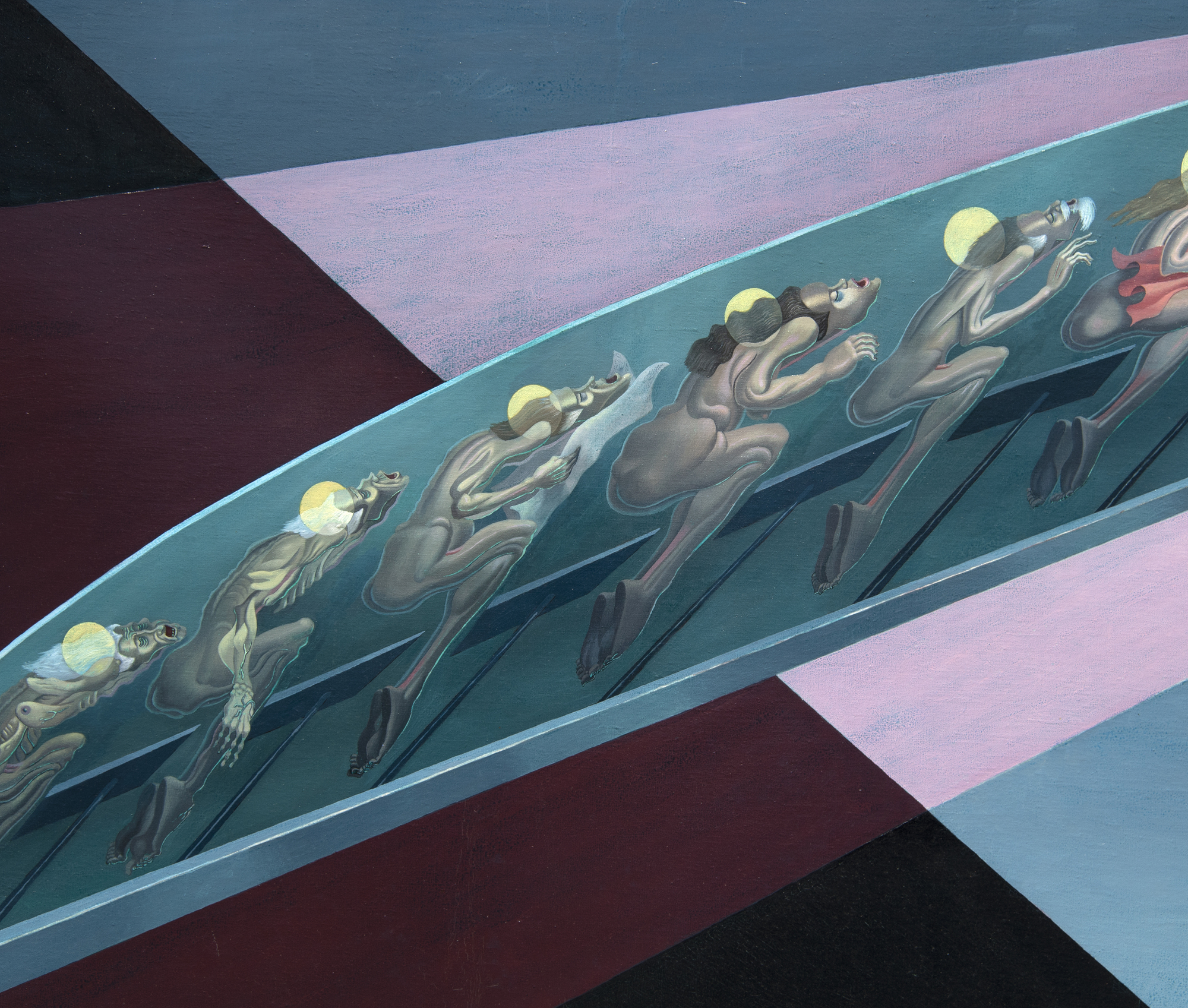 IRVING NORMAN - Flight IRVING NORMAN - Flight - oil on canvas - 60 x 74 in.