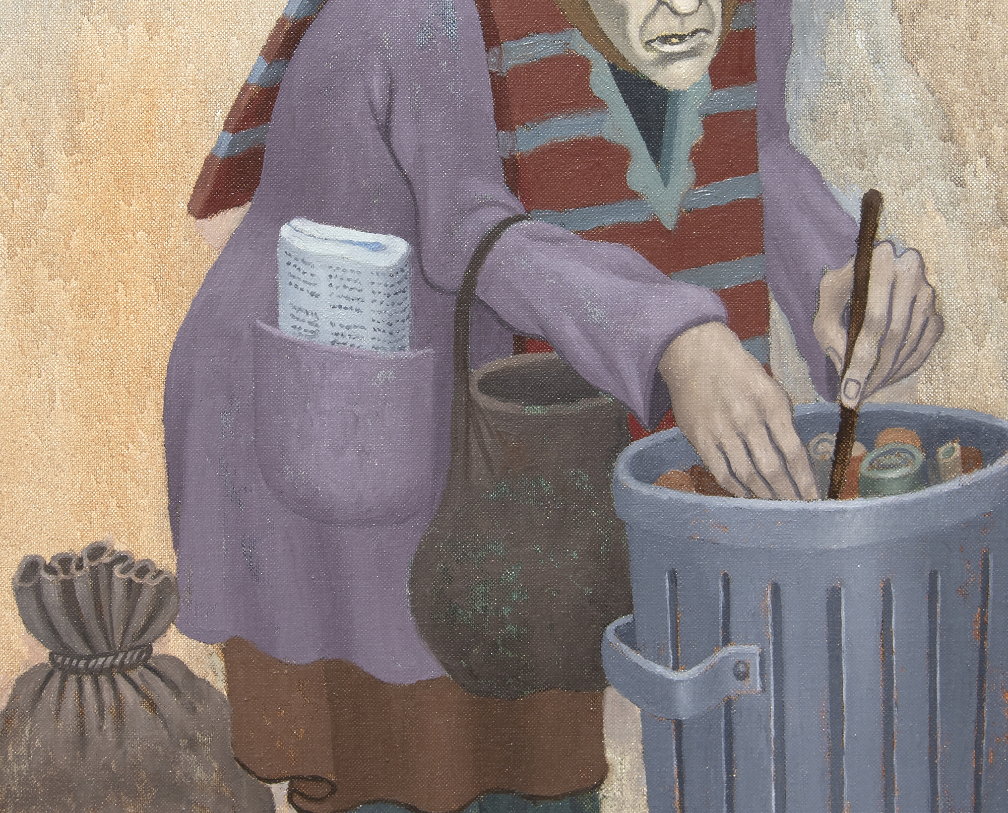 IRVING NORMAN - Homeless 1 IRVING NORMAN - Homeless 1 - oil on canvas - 48 x 60 in.