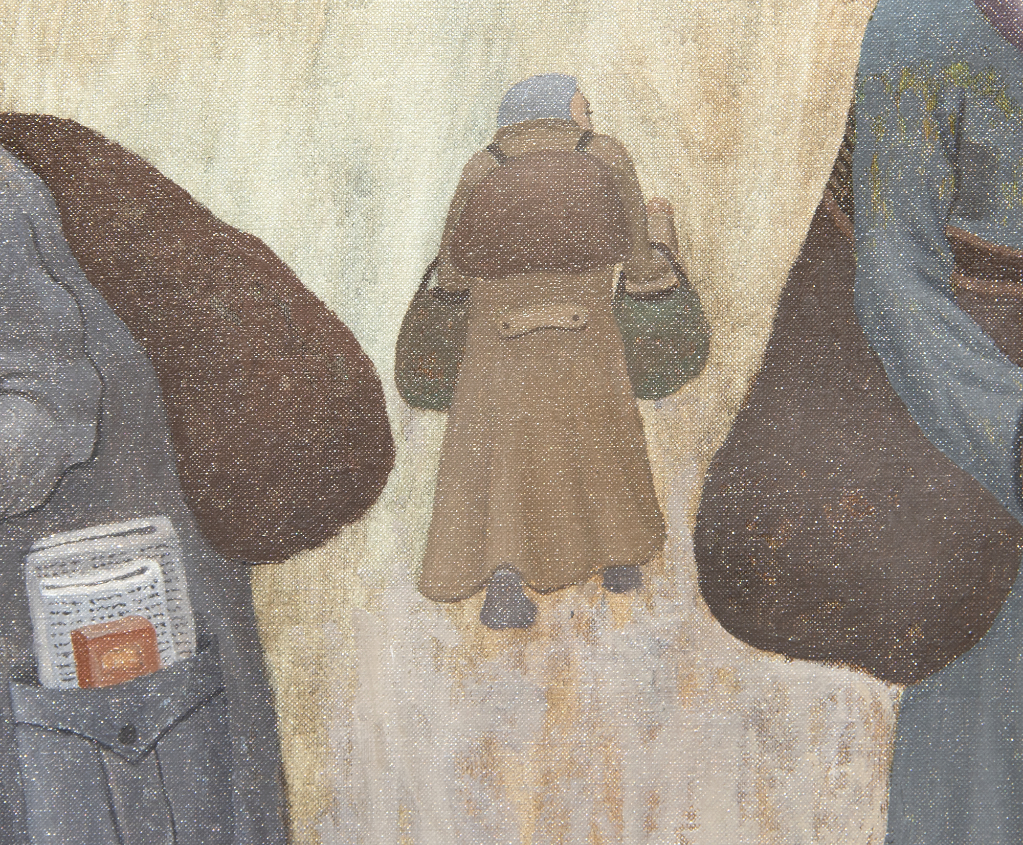 IRVING NORMAN - Homeless 1 IRVING NORMAN - Homeless 1 - oil on canvas - 48 x 60 in.