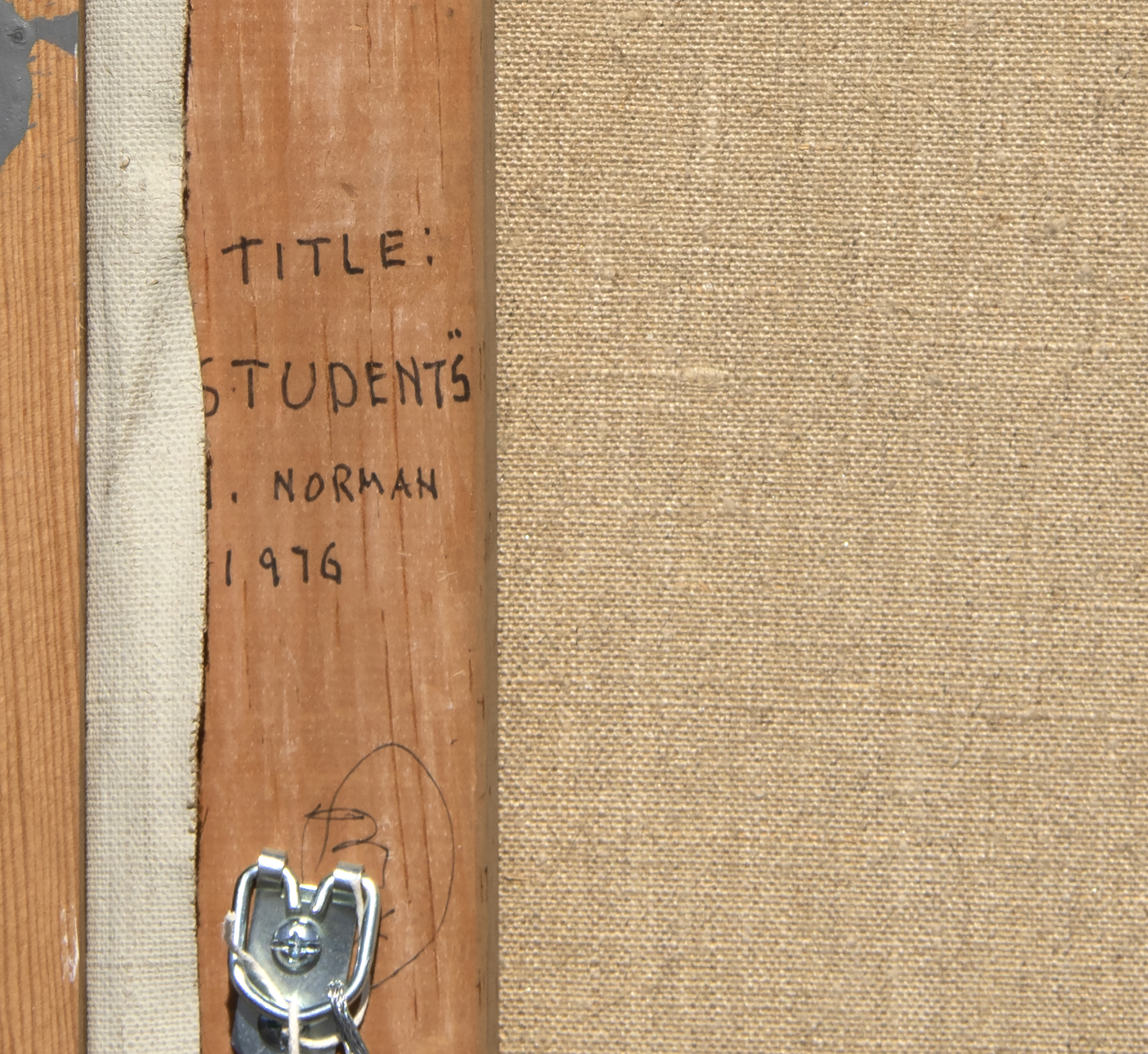 IRVING NORMAN - Students IRVING NORMAN - Students - oil on canvas - 110 x 72 in.