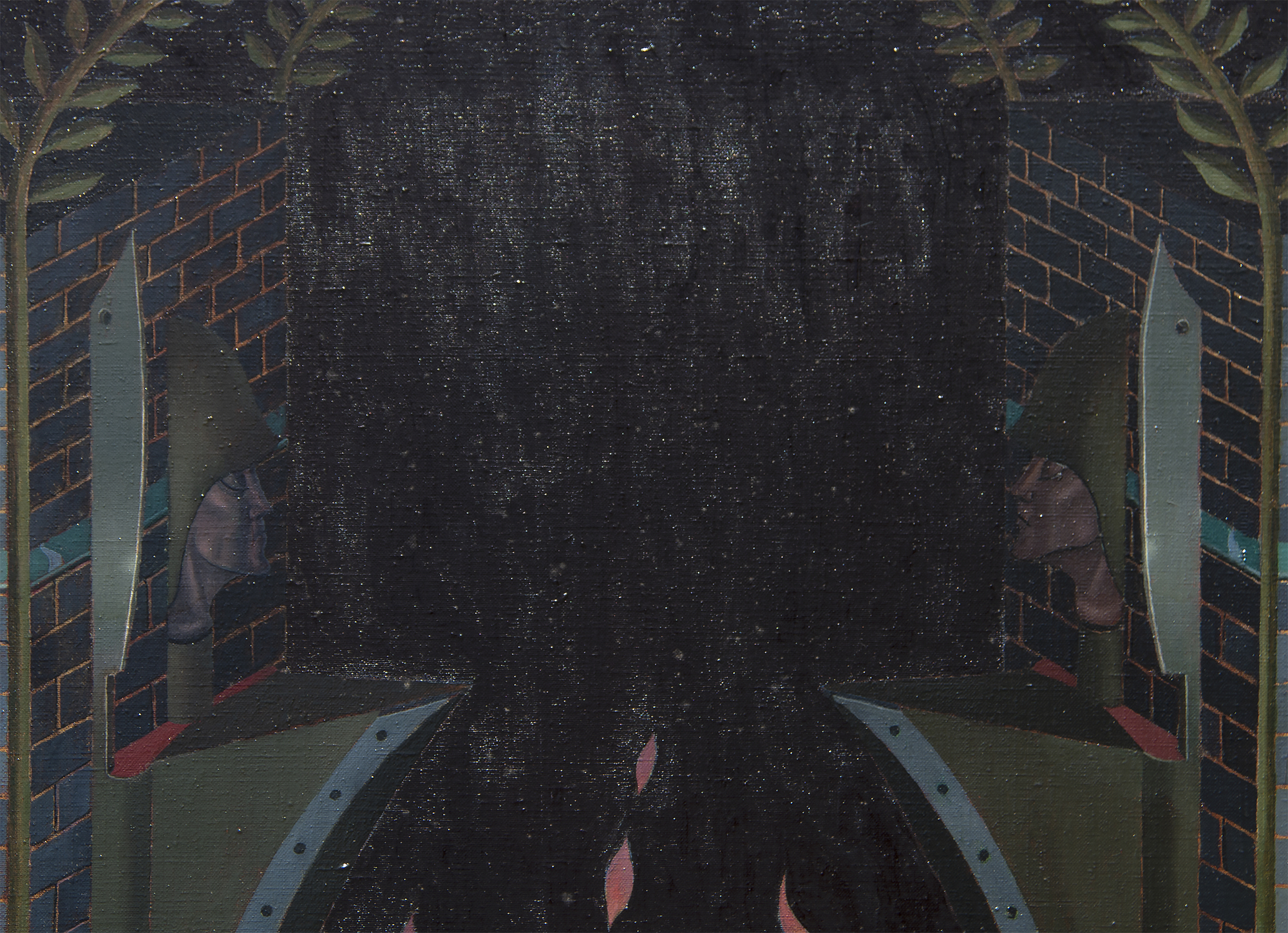 IRVING NORMAN - To the Unknown IRVING NORMAN - To the Unknown - oil on canvas - 96 x 72 in.