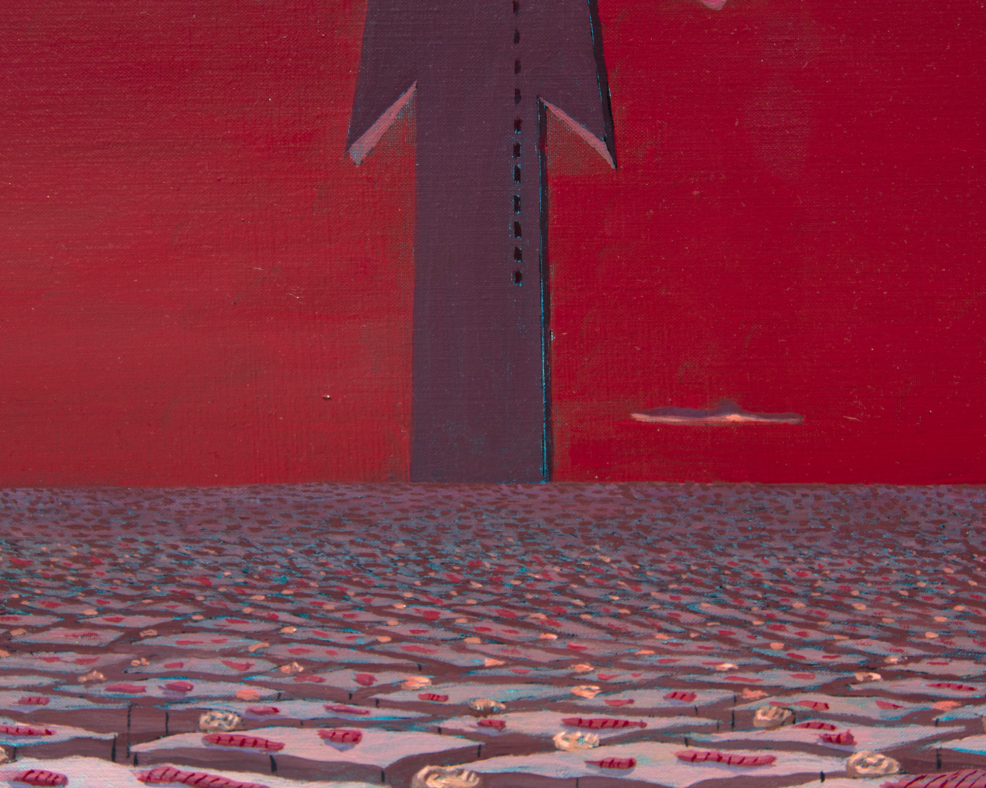 IRVING NORMAN - War Wounded - oil on canvas - 70 x 60 in.