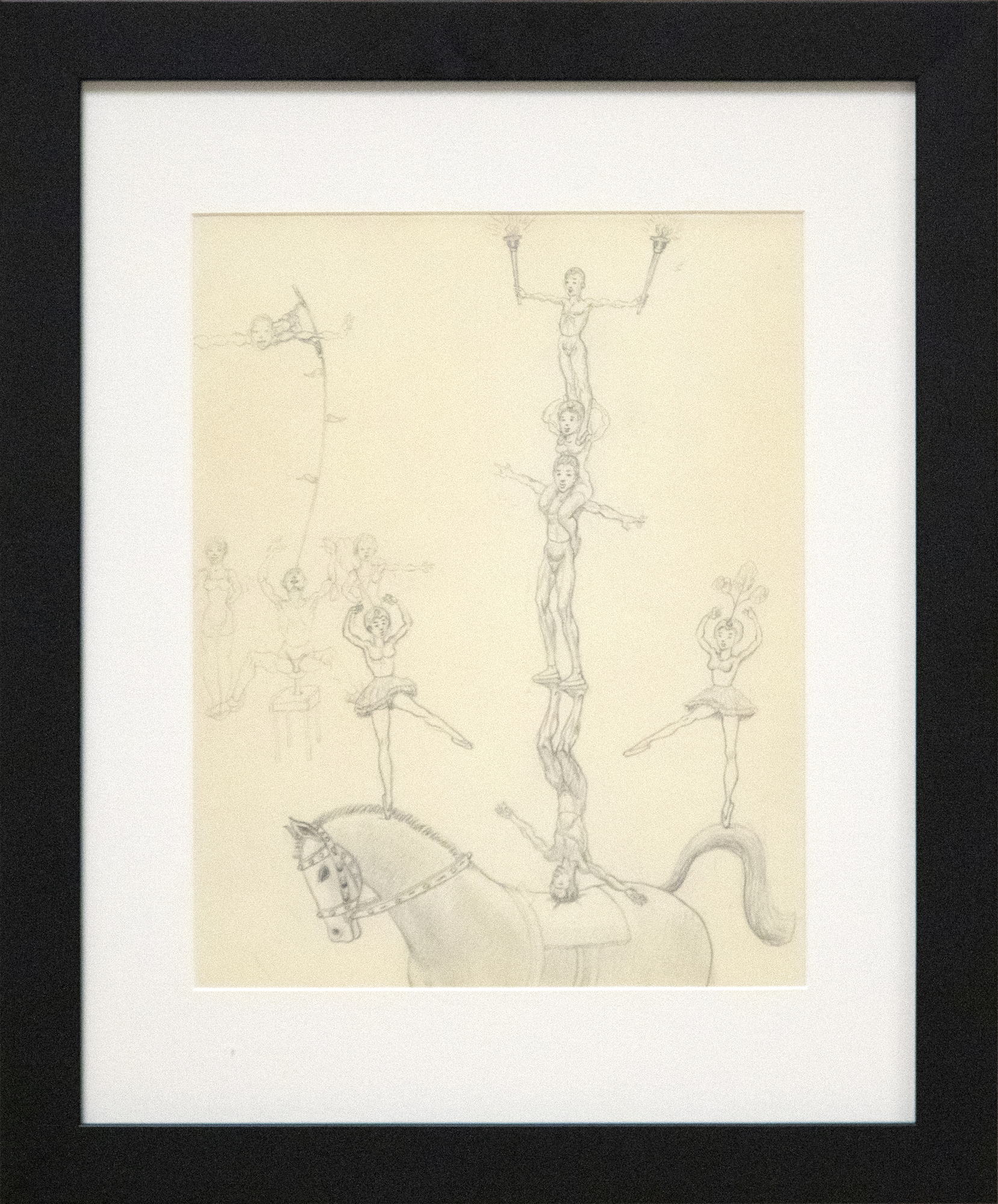 IRVING NORMAN - The Circus, Balancing Act 2 (a Study) IRVING NORMAN - The Circus, Balancing Act 2 (a Study) - pencil on paper - 11 x 9 in.