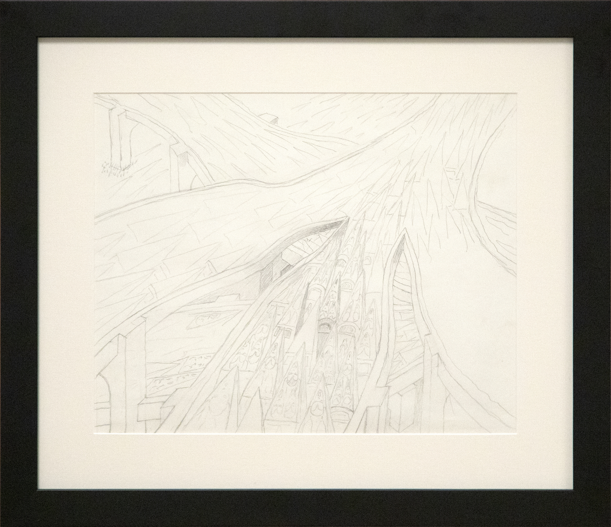 IRVING NORMAN - Untitled (Possible Study for "From Work") IRVING NORMAN - Untitled (Possible Study for "From Work") - pencil on paper - 11 x 14 in.
