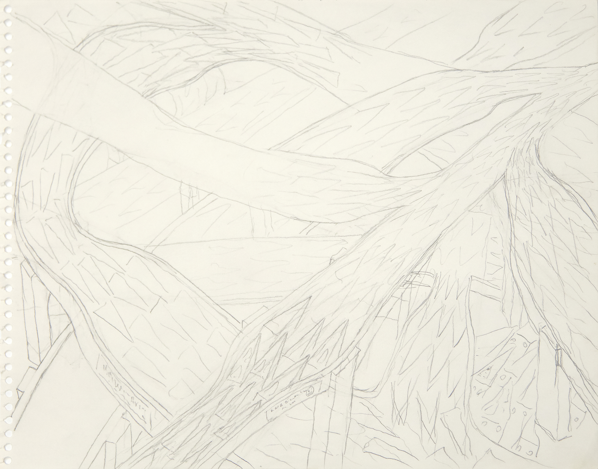 IRVING NORMAN - Untitled (Possible Study for "From Work") IRVING NORMAN - Untitled (Possible Study for "From Work") - pencil on paper - 11 x 14 in.