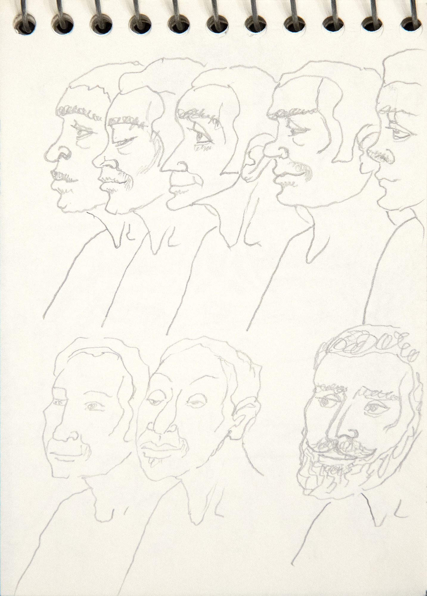 IRVING NORMAN - Pocket Sketch Pad IRVING NORMAN - Pocket Sketch Pad - graphite on paper - 5 1/2 x 3 1/2 in.