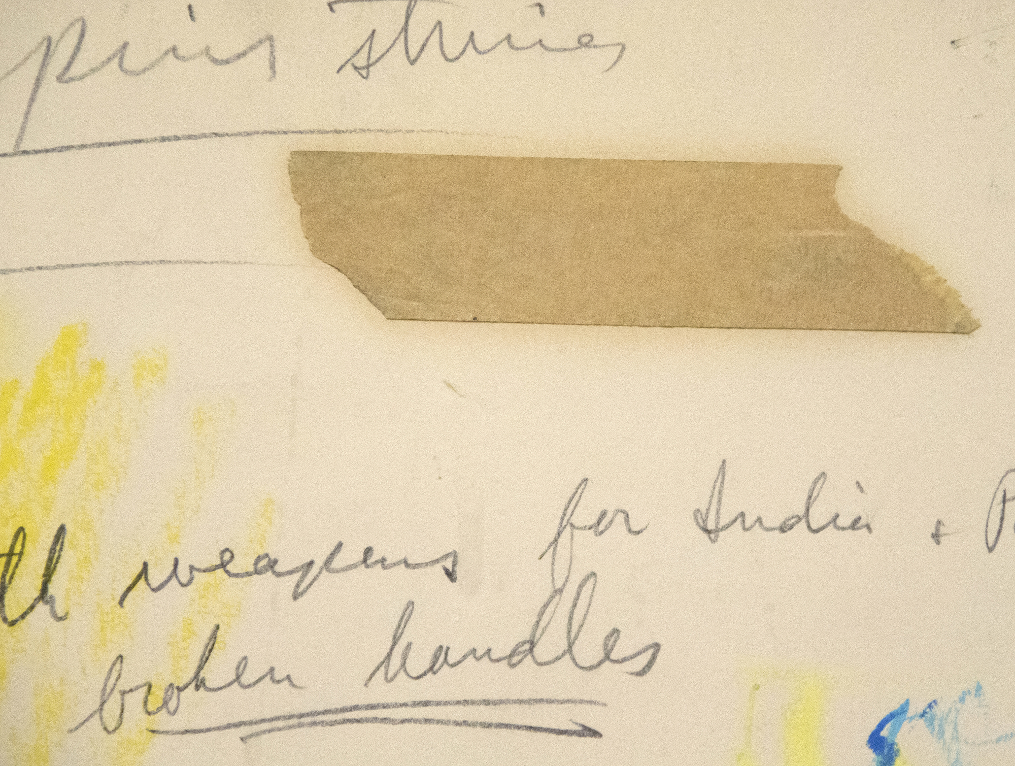 جيمس ROSENQUIST -- دراسة الرسم -- الباستيل النفط وقلم رصاص على الورق -- 35 × 22 1 / 2 في.