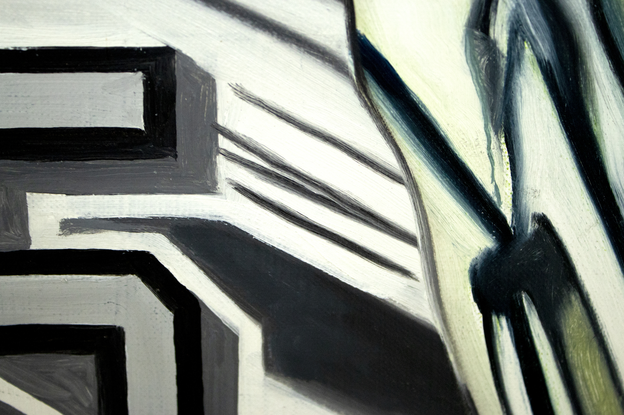 JAMES ROSENQUIST - 对戈登·马塔·克拉克的虚荣不公平 - 画布上的油画 - 62 3/4 x 43 x 2 3/4 in.