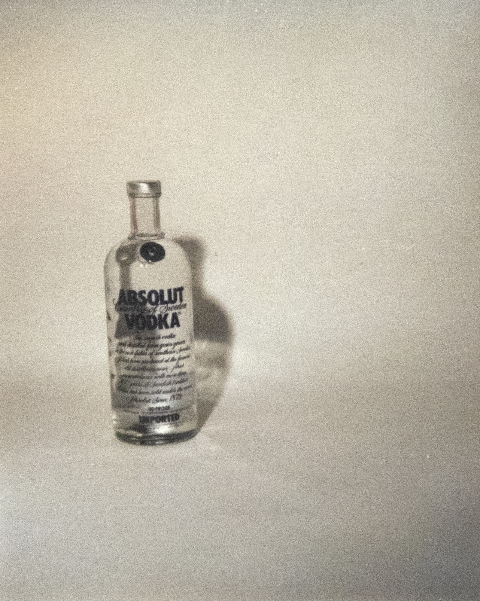 ANDY WARHOL - Absolute Vodka ANDY WARHOL - Absolute Vodka - Polaroid, Polacolor - 4 1/4 x 3 3/8 in. ea.
