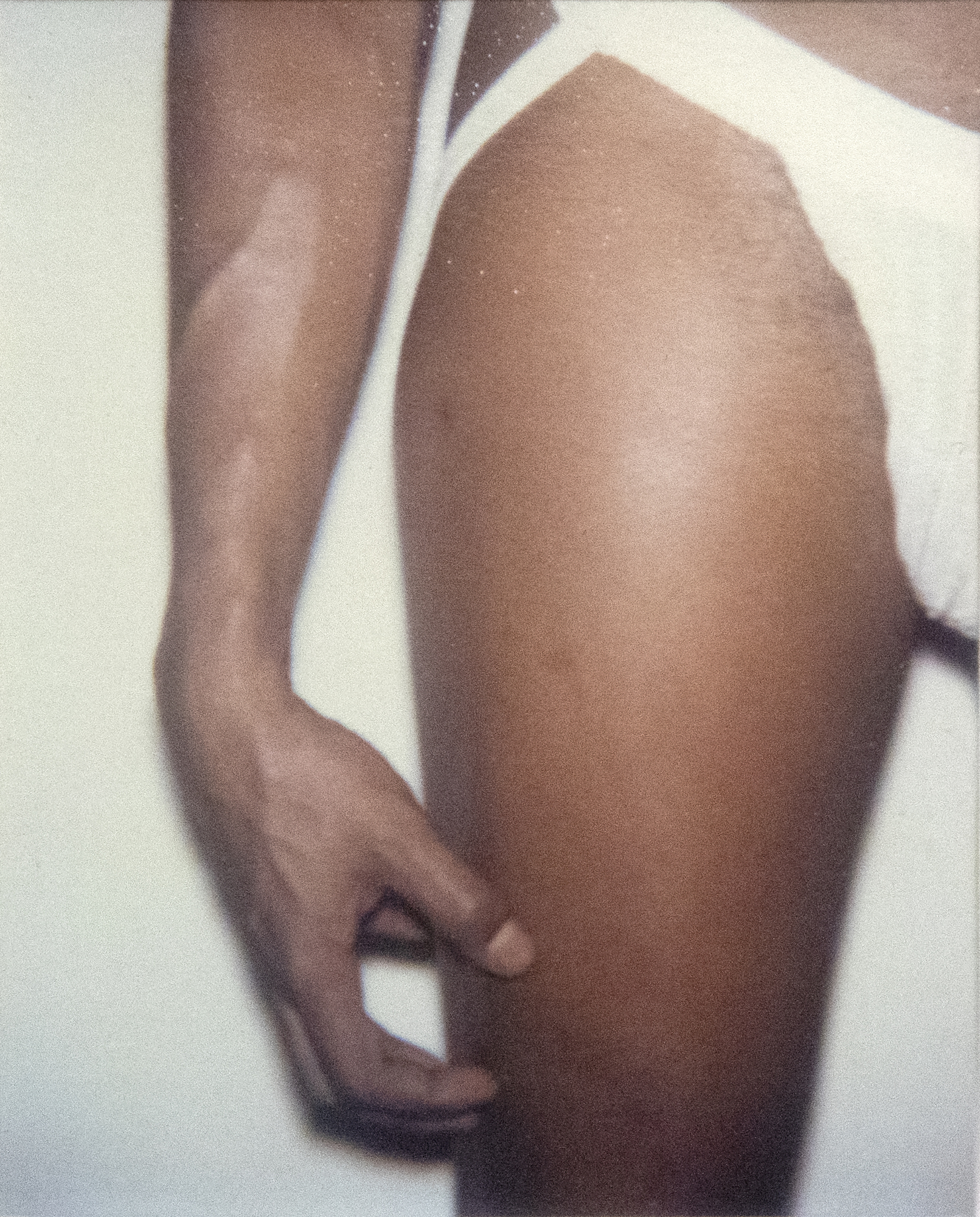 ANDY WARHOL - Jean-Michel Basquiat Six Polaroids - Polaroid, Polacolor - 4 1/4 x 3 1/2 in. ea.