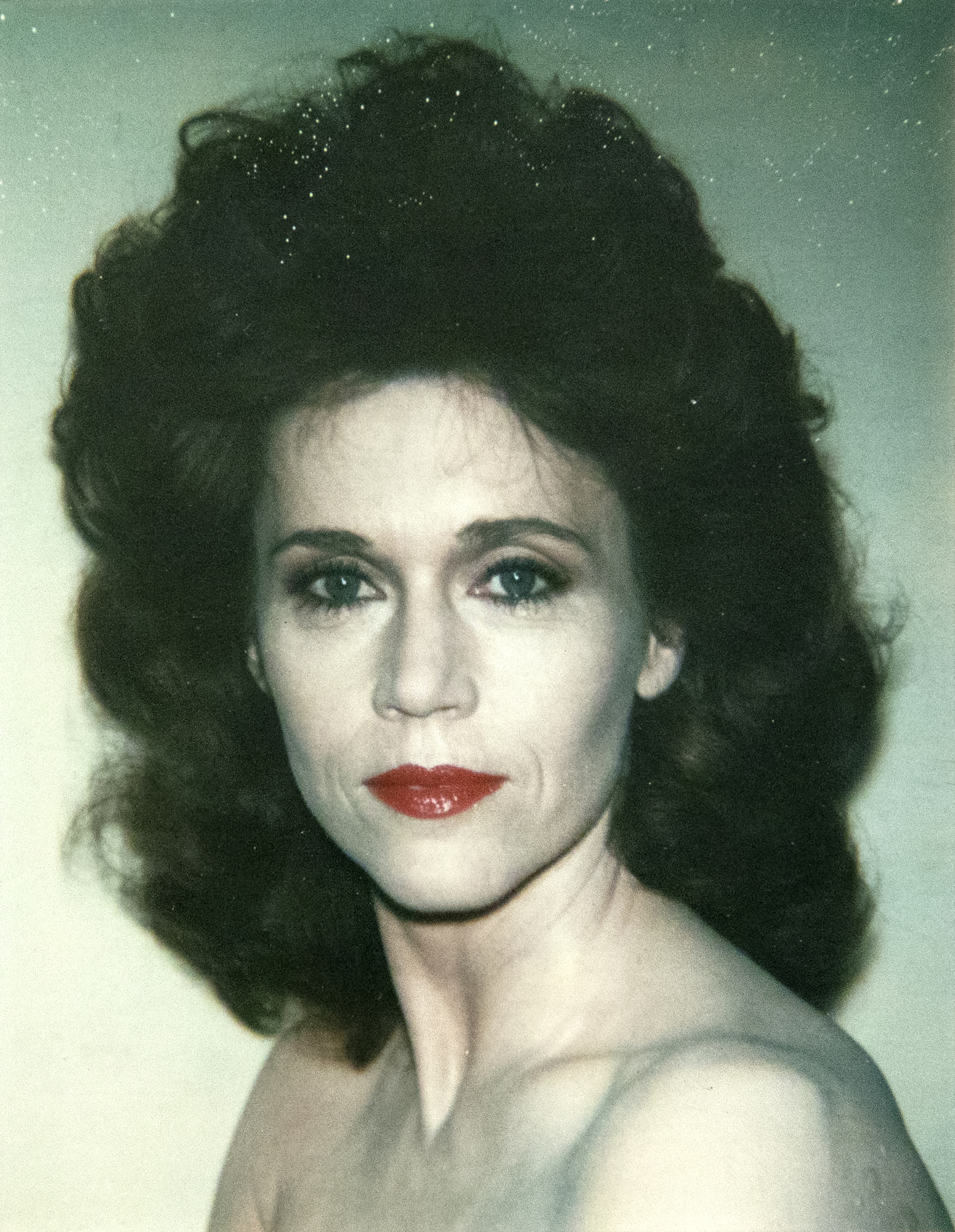 ANDY WARHOL - Jane Fonda - Polaroid, Polacolor - 4 1/4 x 3 3/8 in.