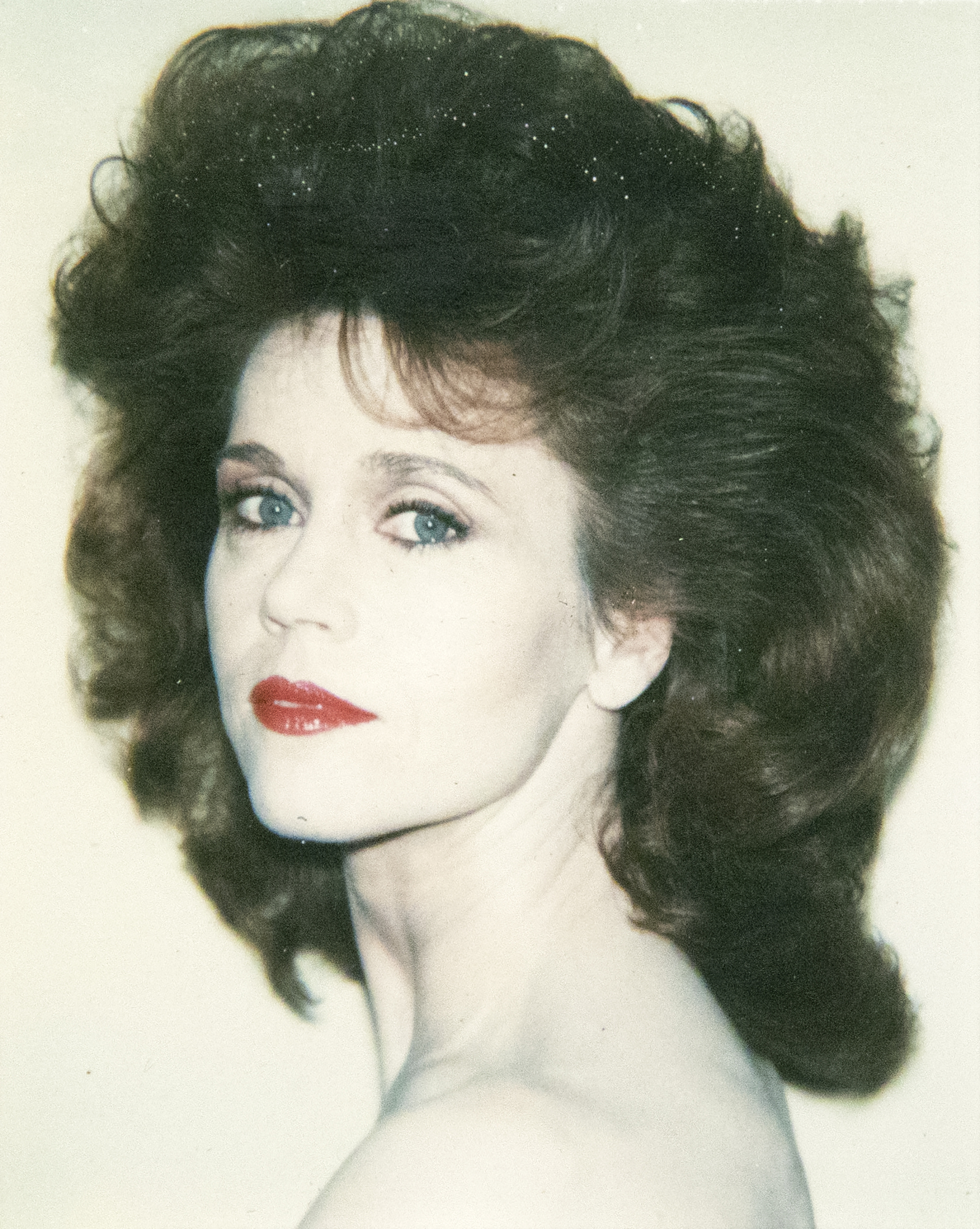 ANDY WARHOL - Jane Fonda - Polaroid, Polacolor - 4 1/4 x 3 3/8 in.