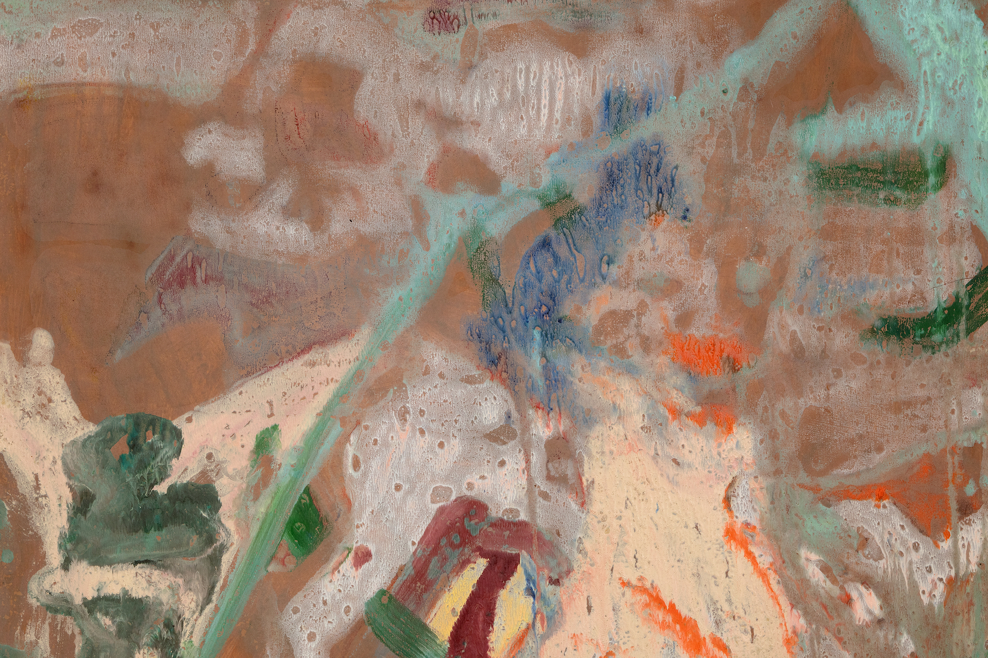 WILLEM DE KOONING - Woman in a Rowboat WILLEM DE KOONING - Woman in a Rowboat - oil on paper laid on masonite - 47 1/2 x 36 1/4 in.