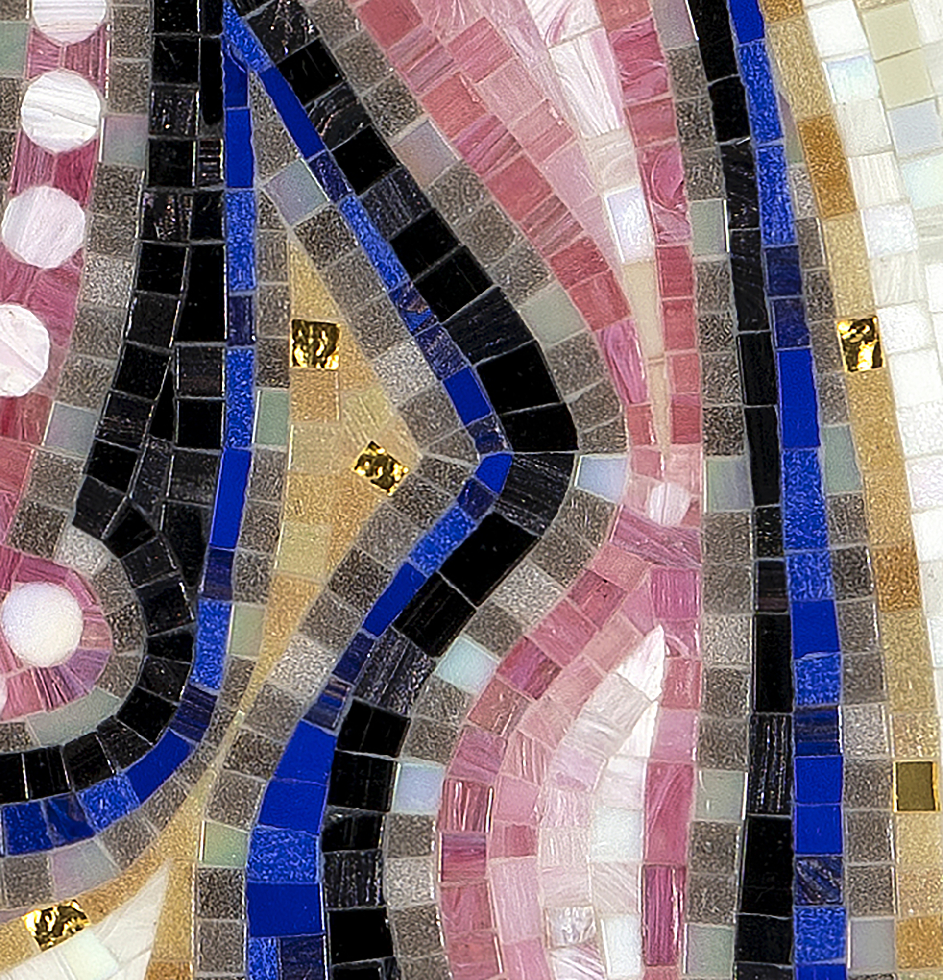 CARLOS LUNA - Iluminado - byzantine mosaic - 47 1/2 x 82 in.