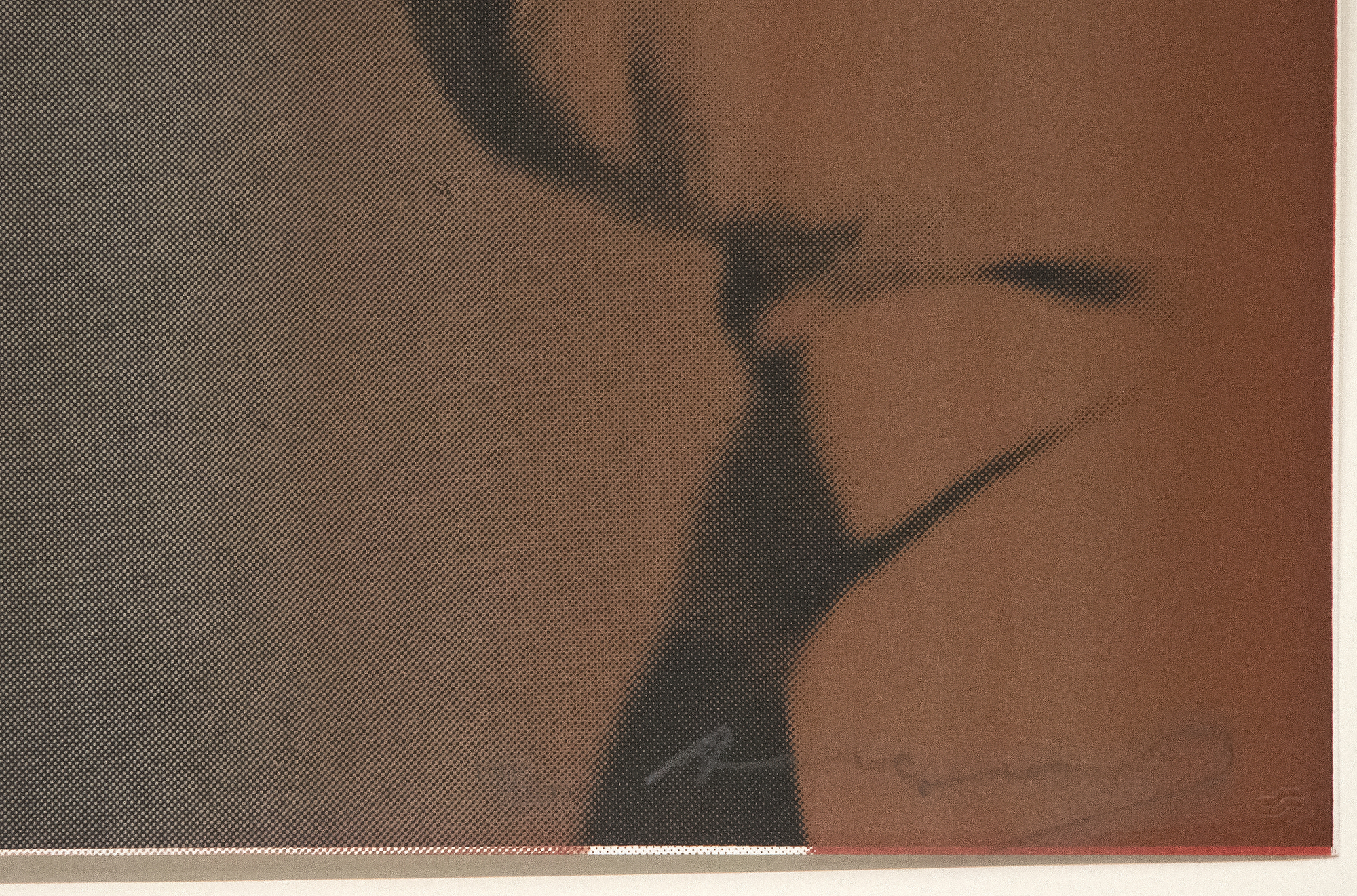 ANDY WARHOL - The Shadow (from Myths) אנדי וורהול - הצל (מתוך מיתוסים) - הדפסת מסך צבעונית עם אבק יהלומים על נייר - 37 1/2 x 37 1/2 אינץ'.