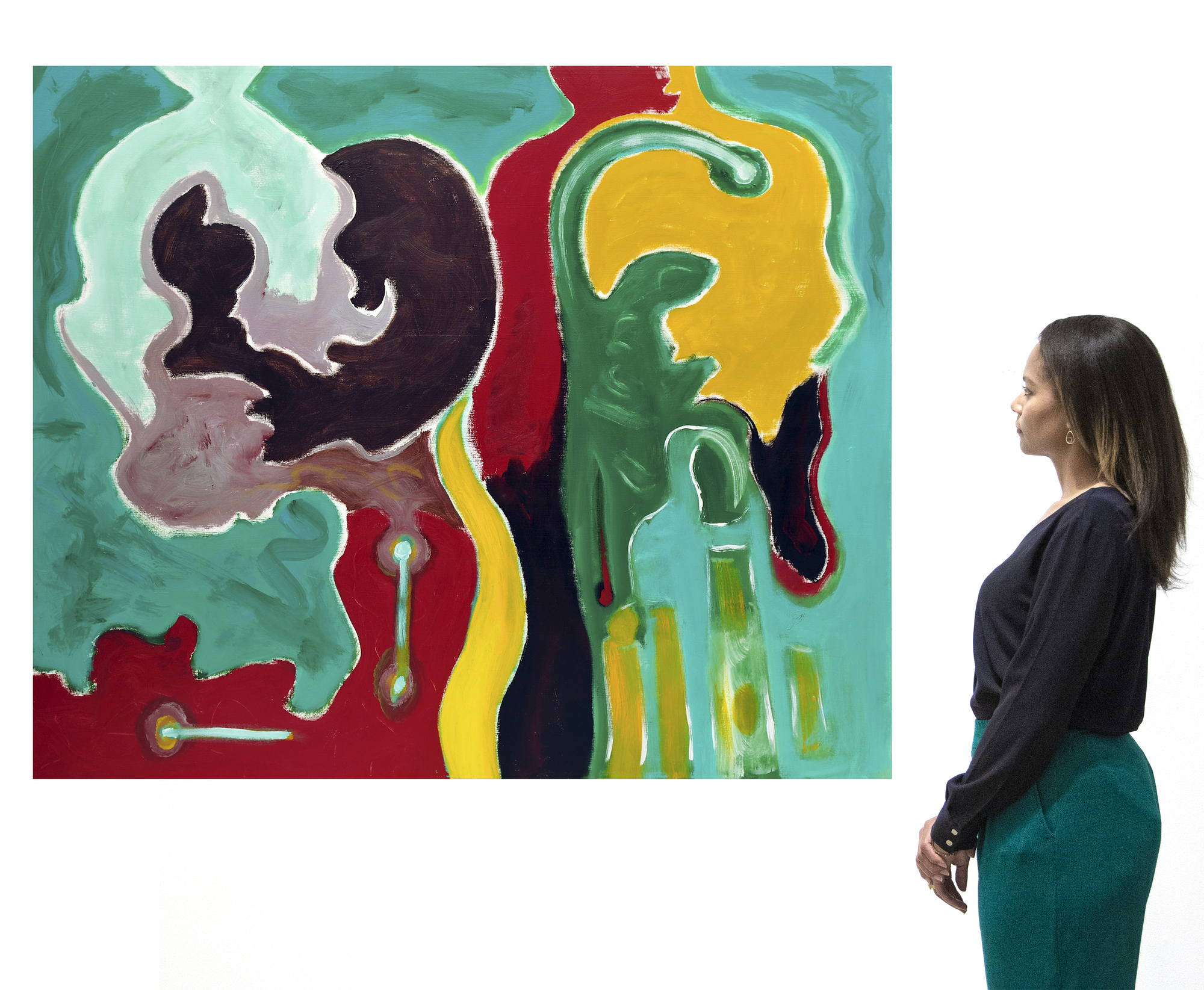 HERB ALPERT - Relatives - acrylic on canvas - 60 x 72 in.
