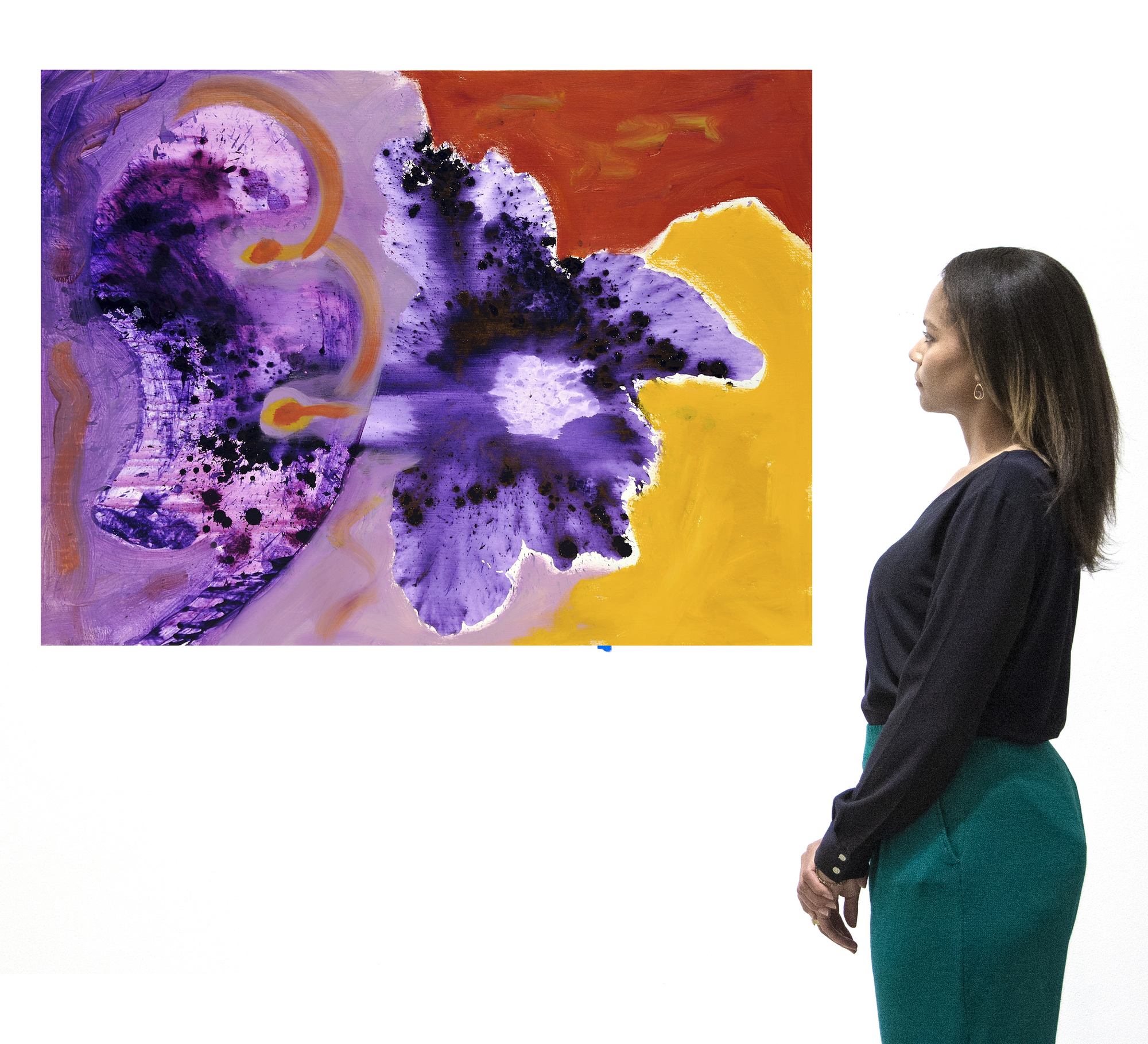 HERB ALPERT - Fungus Among Us - acrylic on canvas - 36 x 48 in.