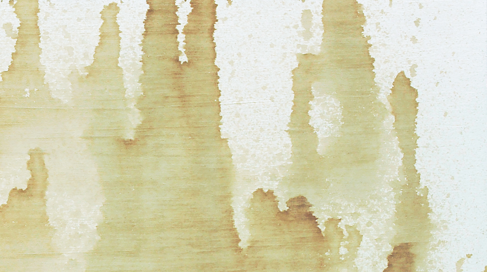 HERB ALPERT - Covid City - coffee on canvas - 36 x 72 in.