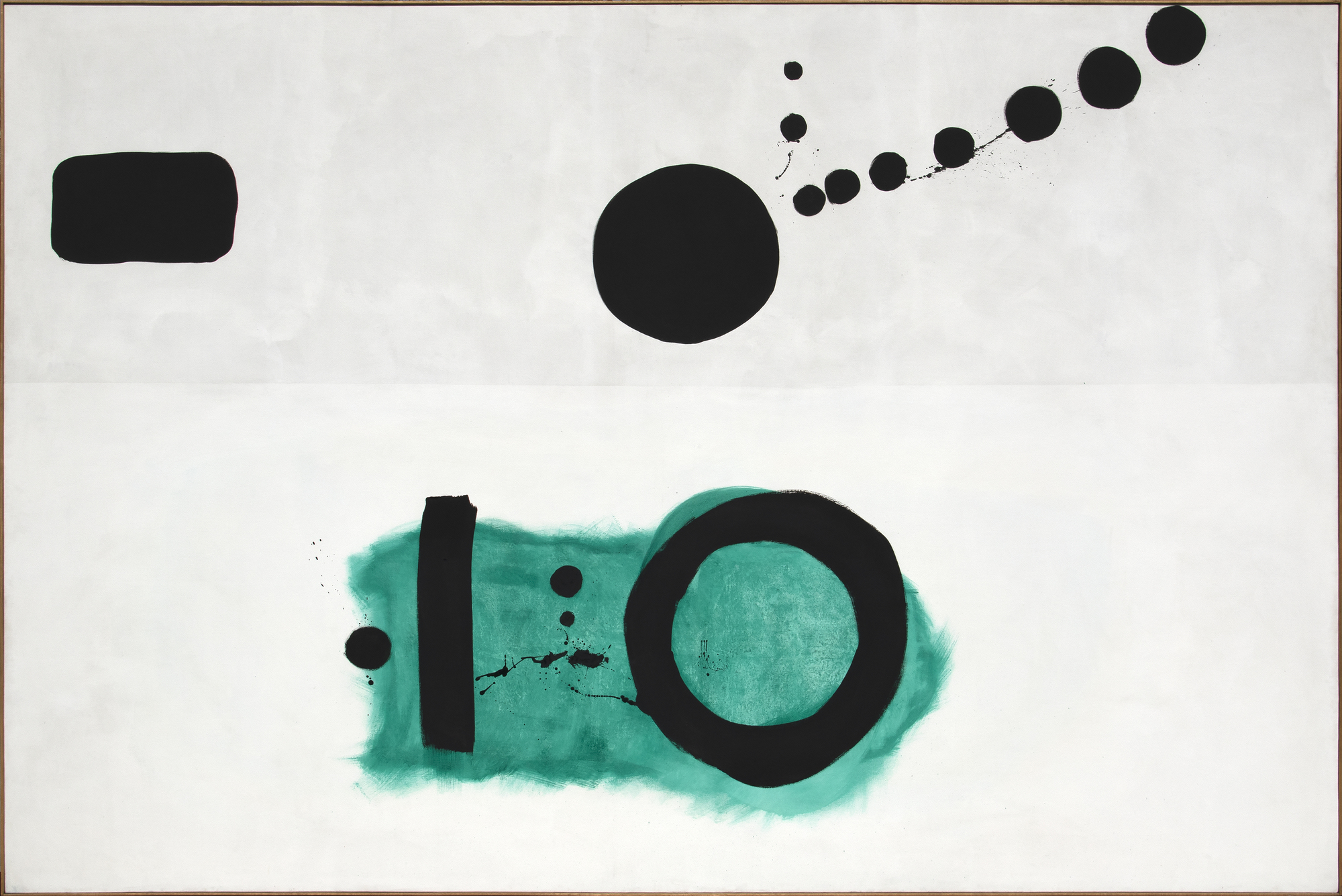 ADOLPH GOTTLIEB - Azimut - huile sur toile - 95 3/4 x 144 1/4 in.
