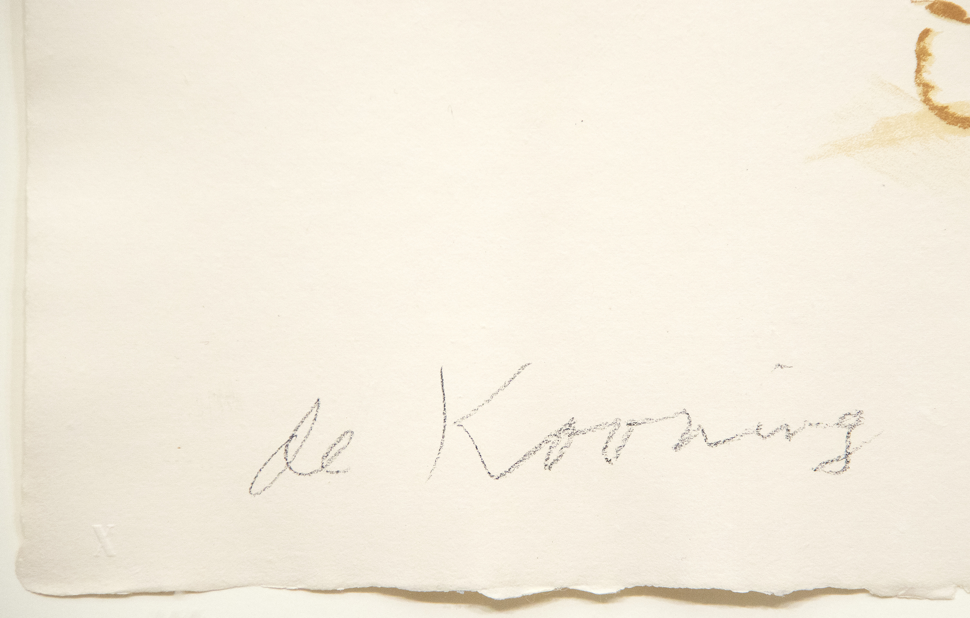 WILLEM DE KOONING - For Lisa WILLEM DE KOONING - For Lisa - lithograph - 17 1/2 x 23 1/4 in.