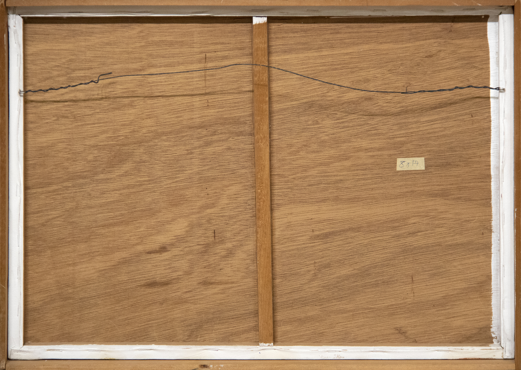 As a member of the legendary Gutai Art Association that flourished between 1954 and 1972, Sadamasa Motonaga emerged when post-atomic surrealist existentialism was at the forefront of artistic development in Japan. Yet he chose a different path. He turned his back on the destruction wrought by the war and created work that was fresh, jubilant, and playful. “Untitled” from 1969 is in his classic style, which developed concurrently with Morris Louis’ so-called ‘Veil’ paintings. It is a brilliantly successful display of Motonaga’s avant-garde take on traditional Japanese Tarashikomi — the technique that involves tilting the canvas at different angles to allow mixtures of resin and enamel to flow upon one another before the paint is fully dry.