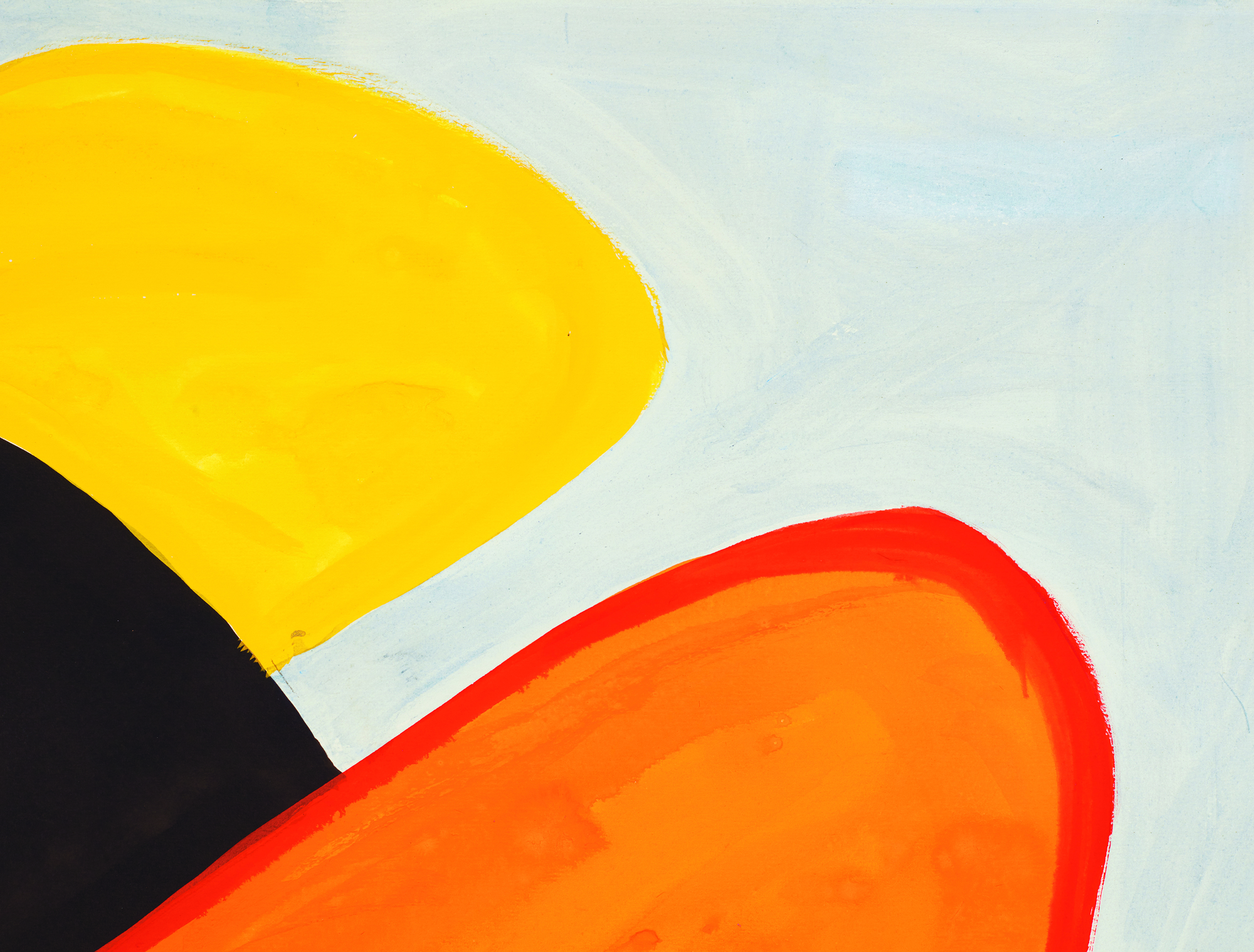 ALEXANDER CALDER - Red and Black Spiral ALEXANDER CALDER - Red and Black Spiral - gouache and ink on paper - 29 1/2 x 43 1/4 in.