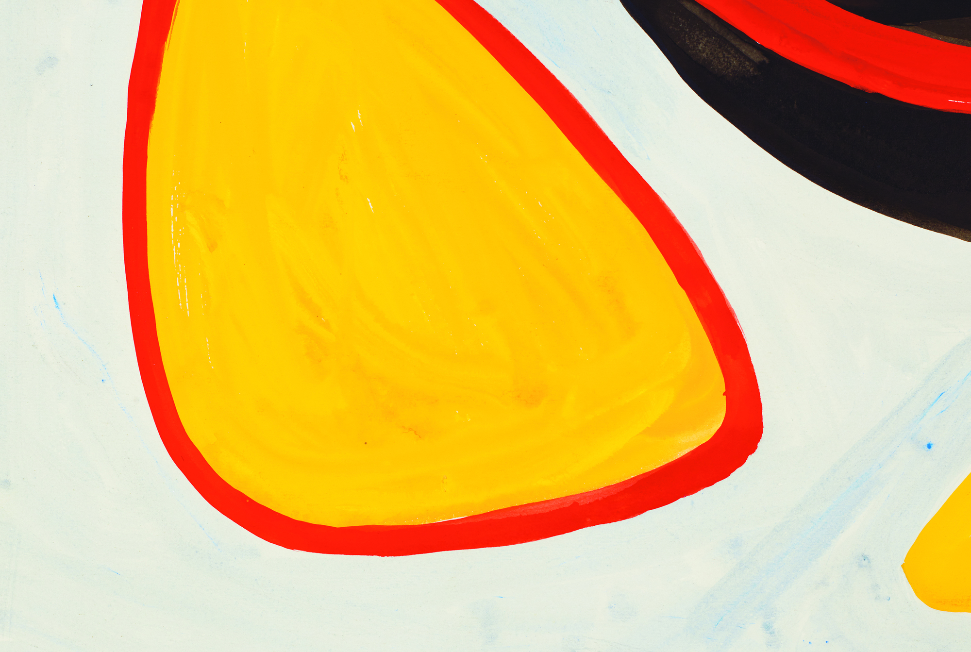 ALEXANDER CALDER - Red and Black Spiral ALEXANDER CALDER - Red and Black Spiral - gouache and ink on paper - 29 1/2 x 43 1/4 in.