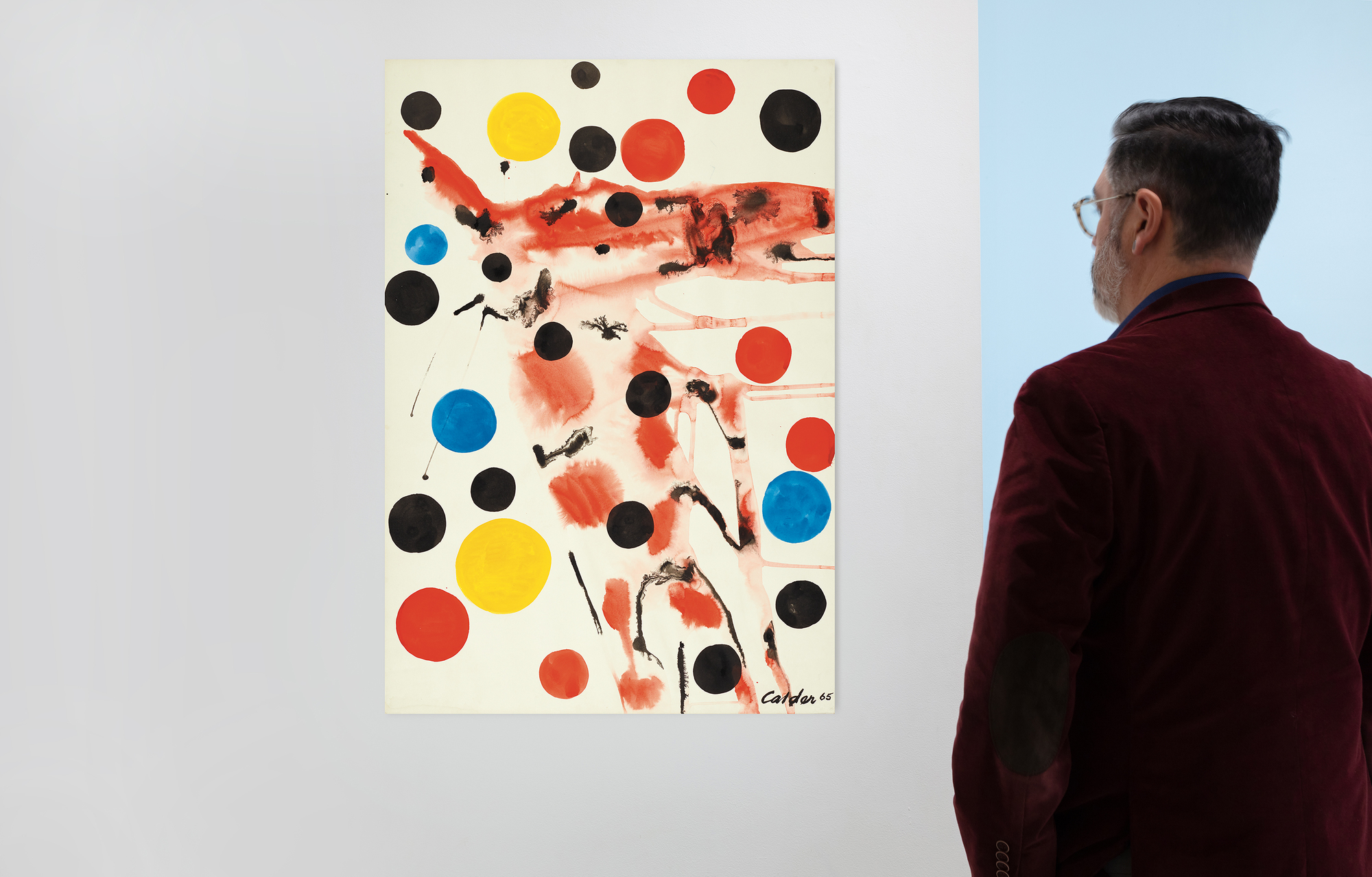 ALEXANDER CALDER - Colonial Organisms ALEXANDER CALDER - Colonial Organisms - gouache and ink on paper - 43 x 29 1/2 in.