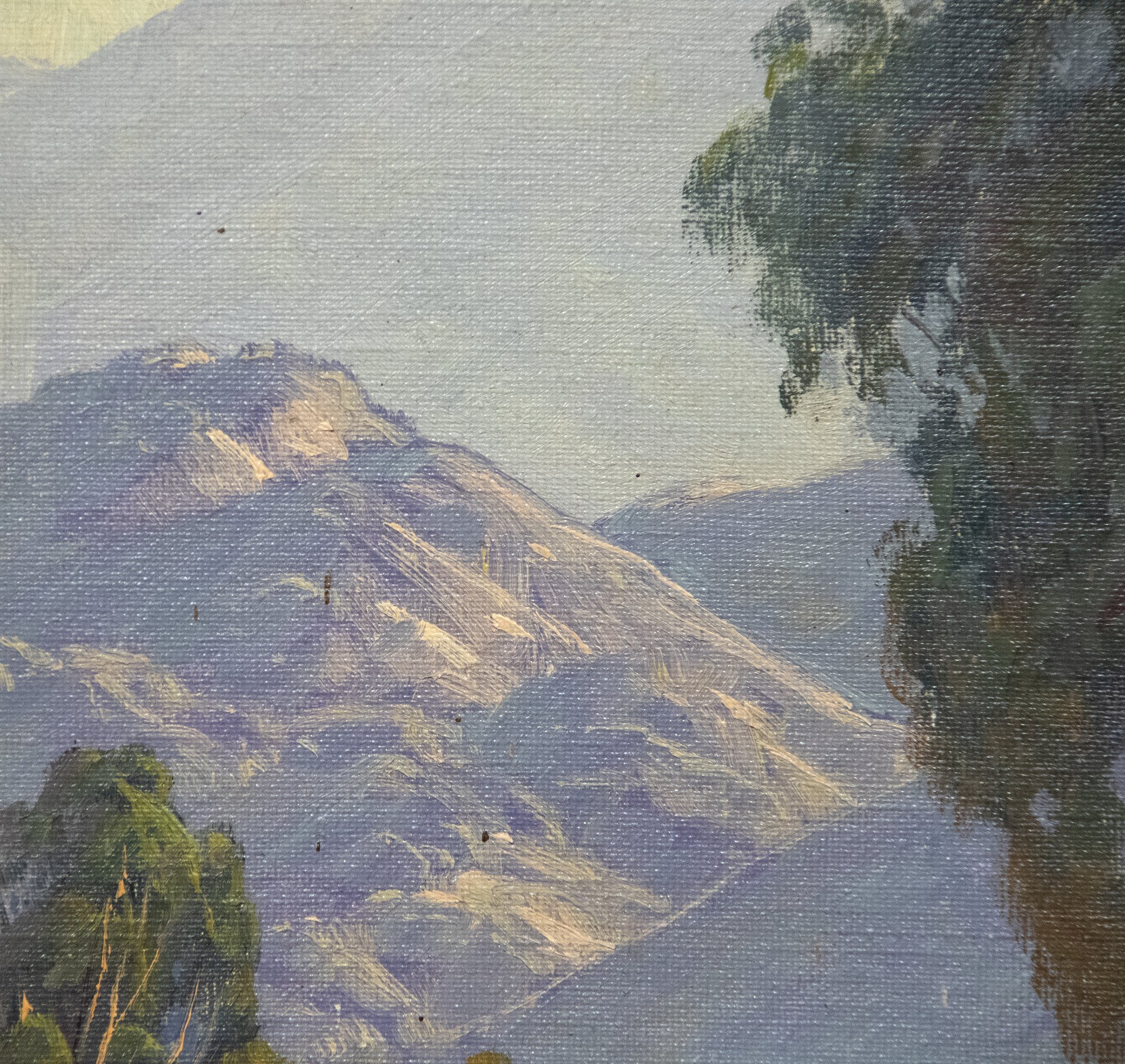 פול גרים - שתיקה מושרשת - שמן על הסיפון - 20 x 24 אינץ'.