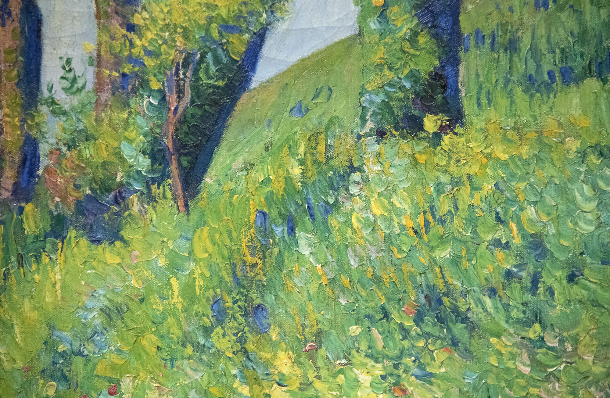 ABEL GEORGE WARSHAWSKY - Trees in Brittany ABEL GEORGE WARSHAWSKY - Arbres en Bretagne - huile sur toile - 25 1/2 x 32 in.