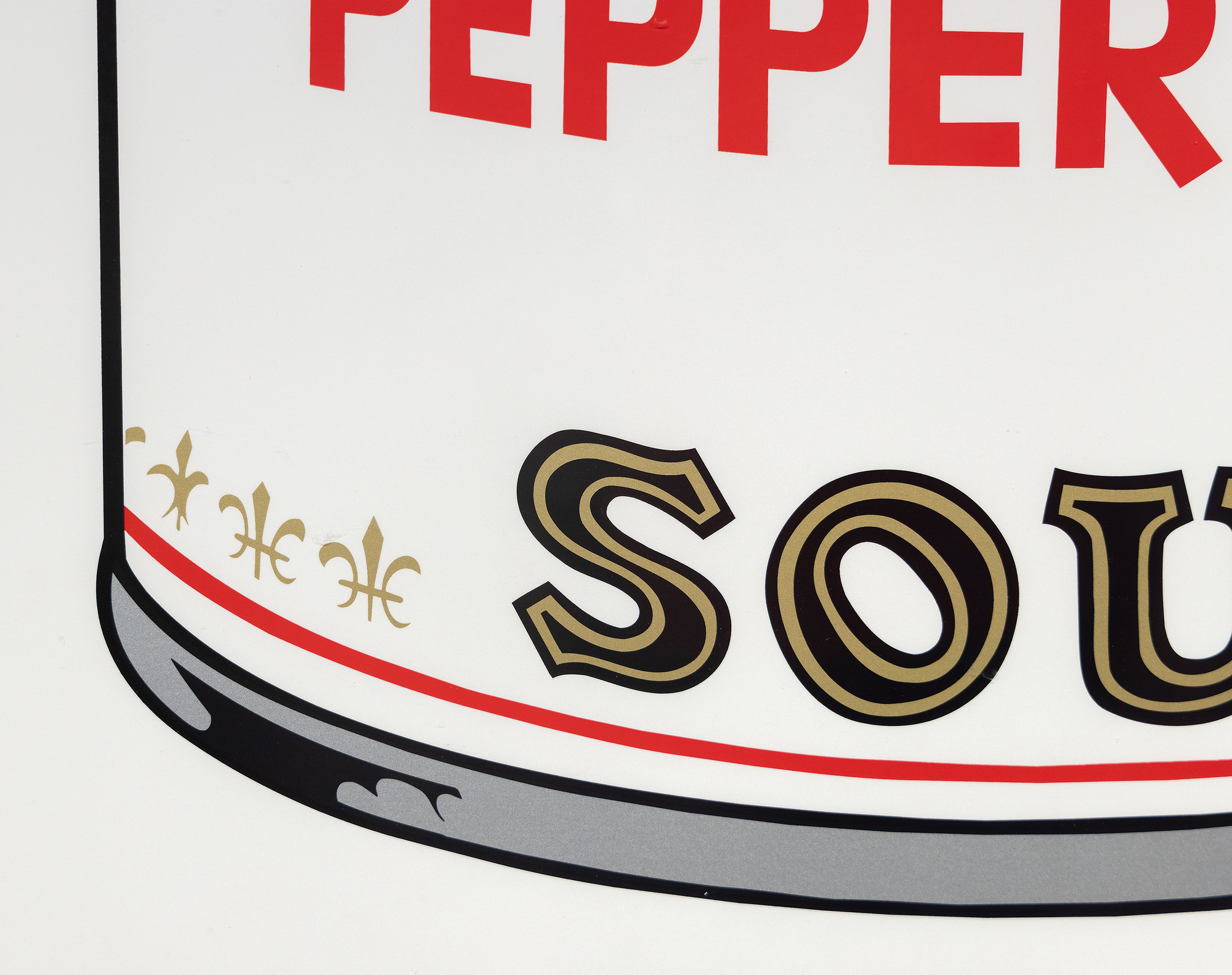 Andy Warhol's Campbell's Soup Cans series marks a pivotal moment in his career and the Pop Art movement. The series, consisting of 32 canvases, each depicting a different flavor, revolutionized the art world by elevating mundane, everyday consumer goods to the status of high art. The screen print Pepper Pot from 1968 employs his signature style of vivid, flat colors and repeated imagery, characteristic of mass production and consumer culture. Screen printing, a commercial technique, aligns with Warhol's interest in blurring the lines between high art and commercial art, challenging artistic values and perceptions.