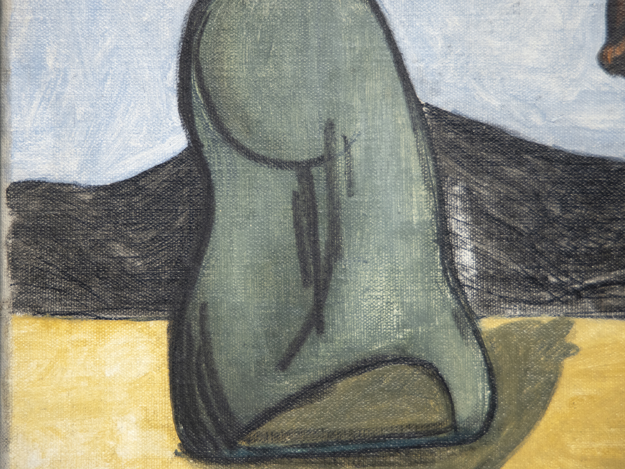 DAVID SMITH - Untitled דיוויד סמית ' - ללא כותרת - שמן על בד - 12 x 16 אינץ '.
