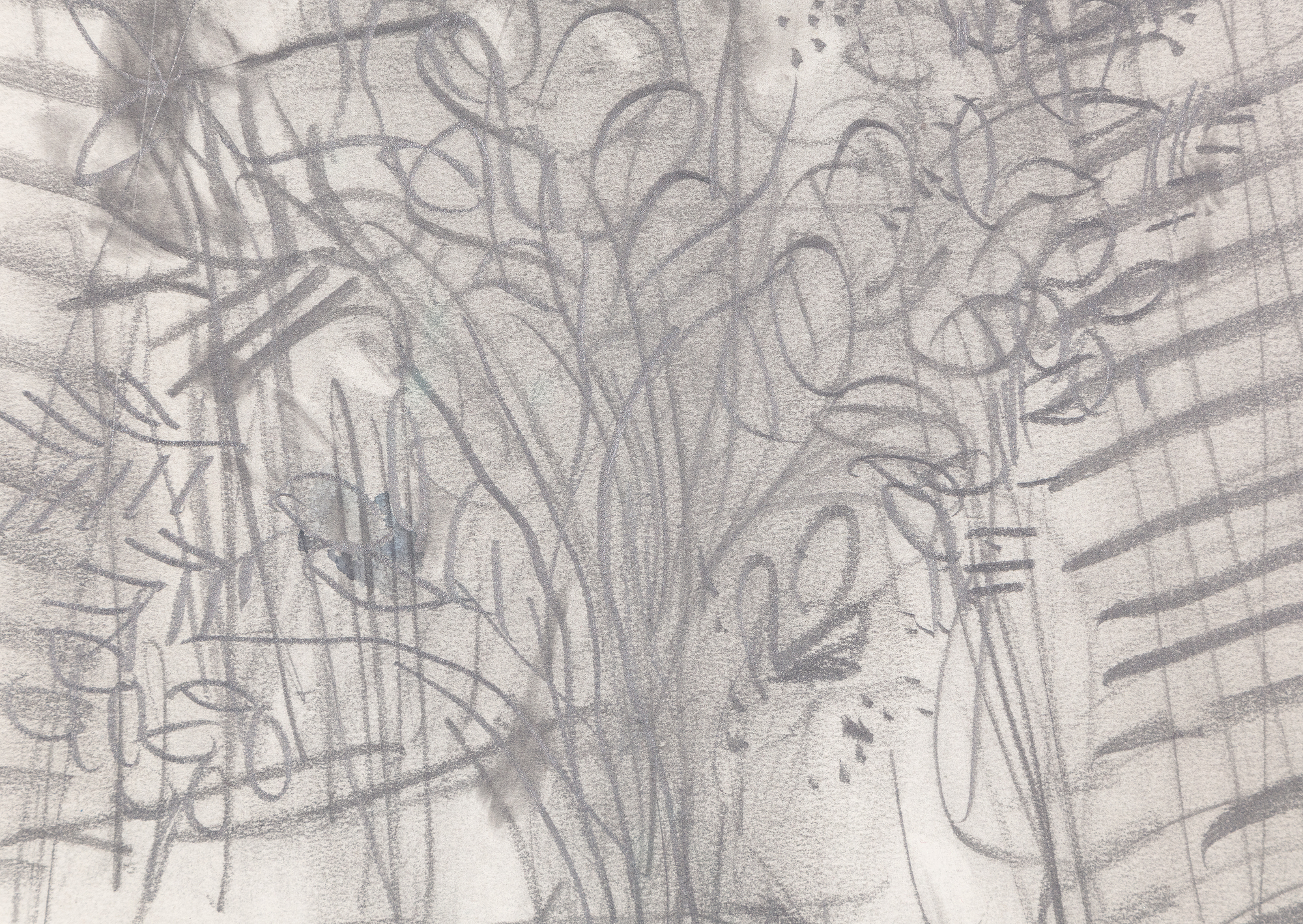 MARC CHAGALL - Les Amoureux sur le divan - aquarelle et crayon sur papier - 25 1/2 x 19 1/2 in.