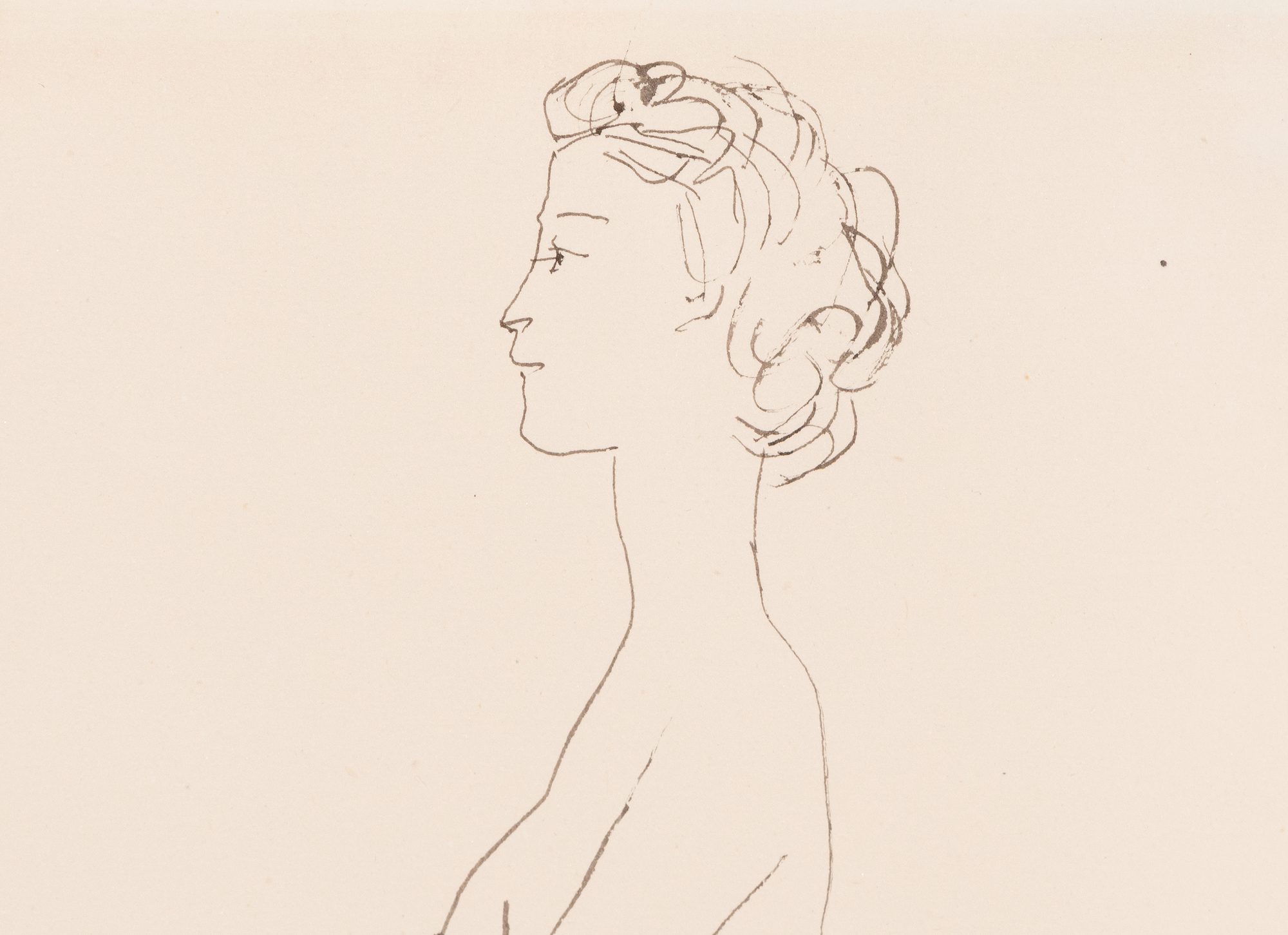 PABLO PICASSO - Peintre et modèle PABLO PICASSO - Peintre et modèle - pen and India ink on paper - 9 3/8 x 12 5/8 in.