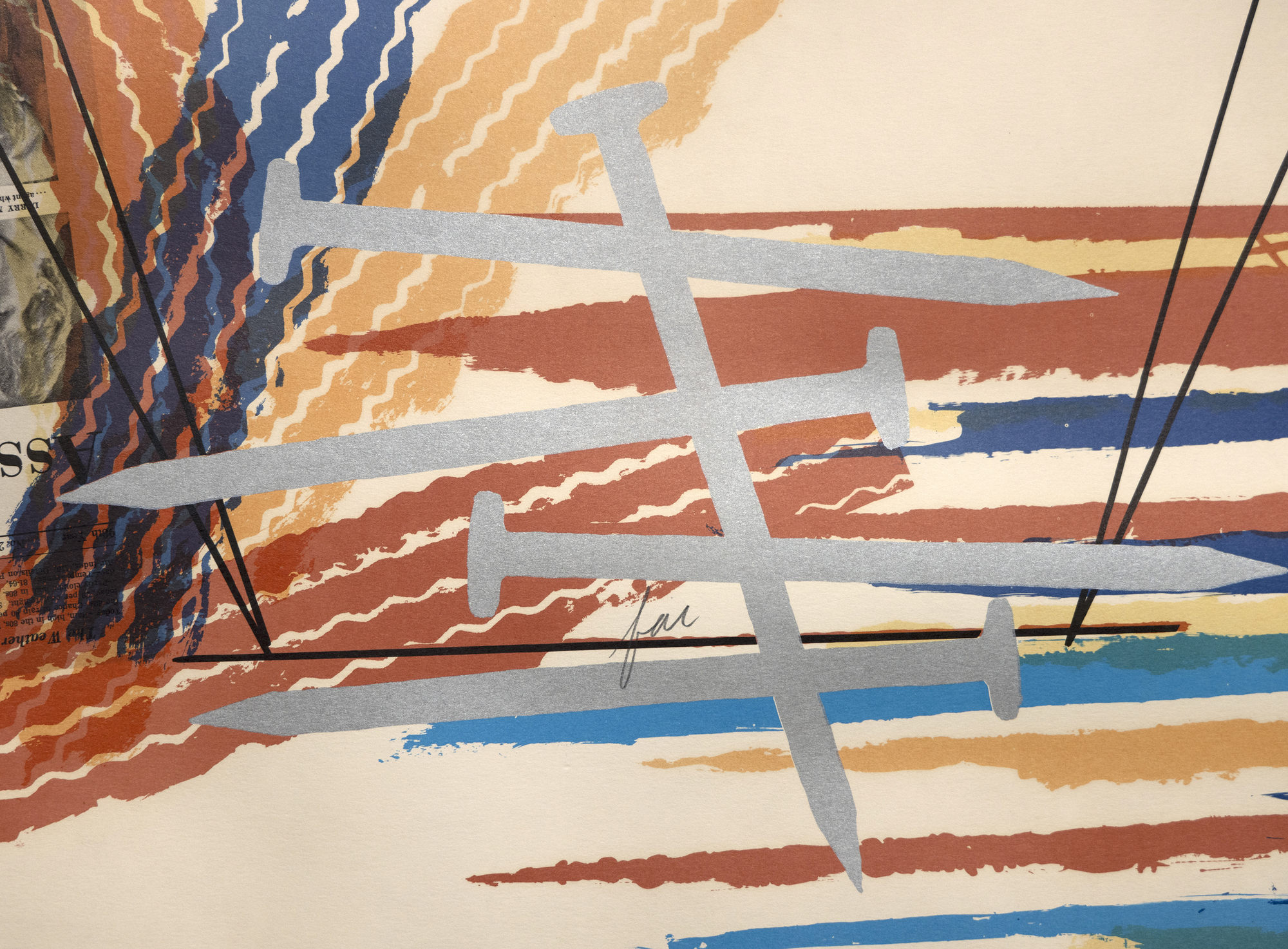 JAMES ROSENQUIST - Near and Far - lithograph in colors - 18 5/8 x 35 5/8 in.