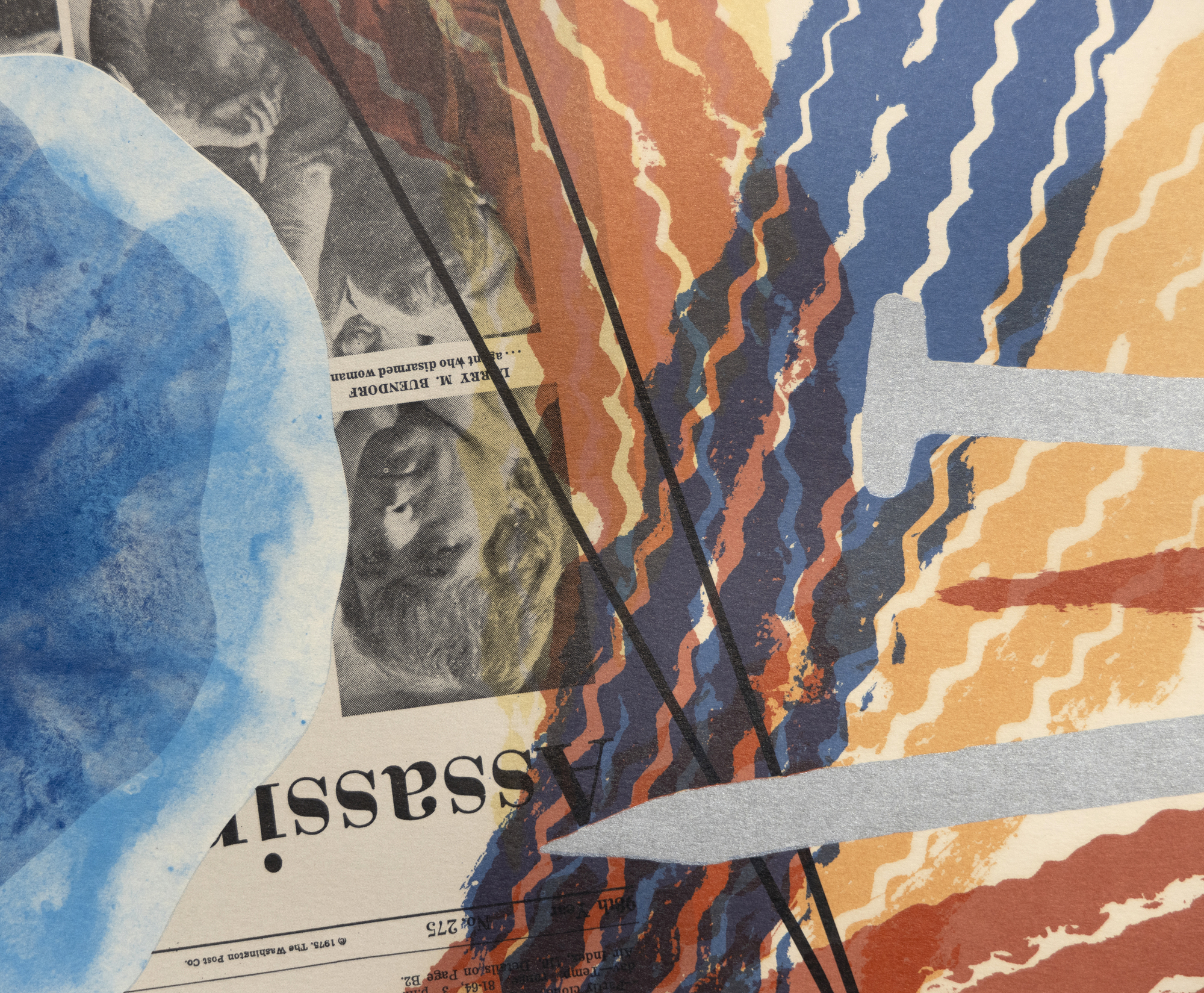 JAMES ROSENQUIST - Near and Far - lithograph in colors - 18 5/8 x 35 5/8 in.