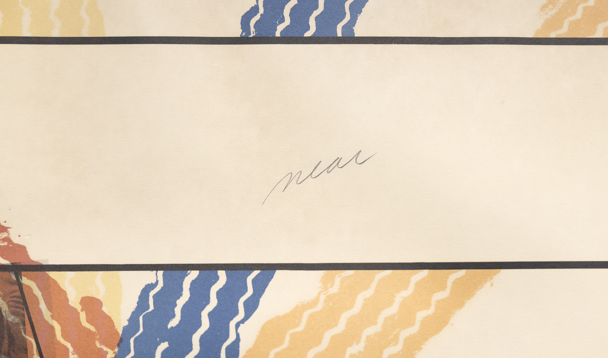 JAMES ROSENQUIST - Near and Far - lithograph in colors - 18 5/8 x 35 5/8 in.