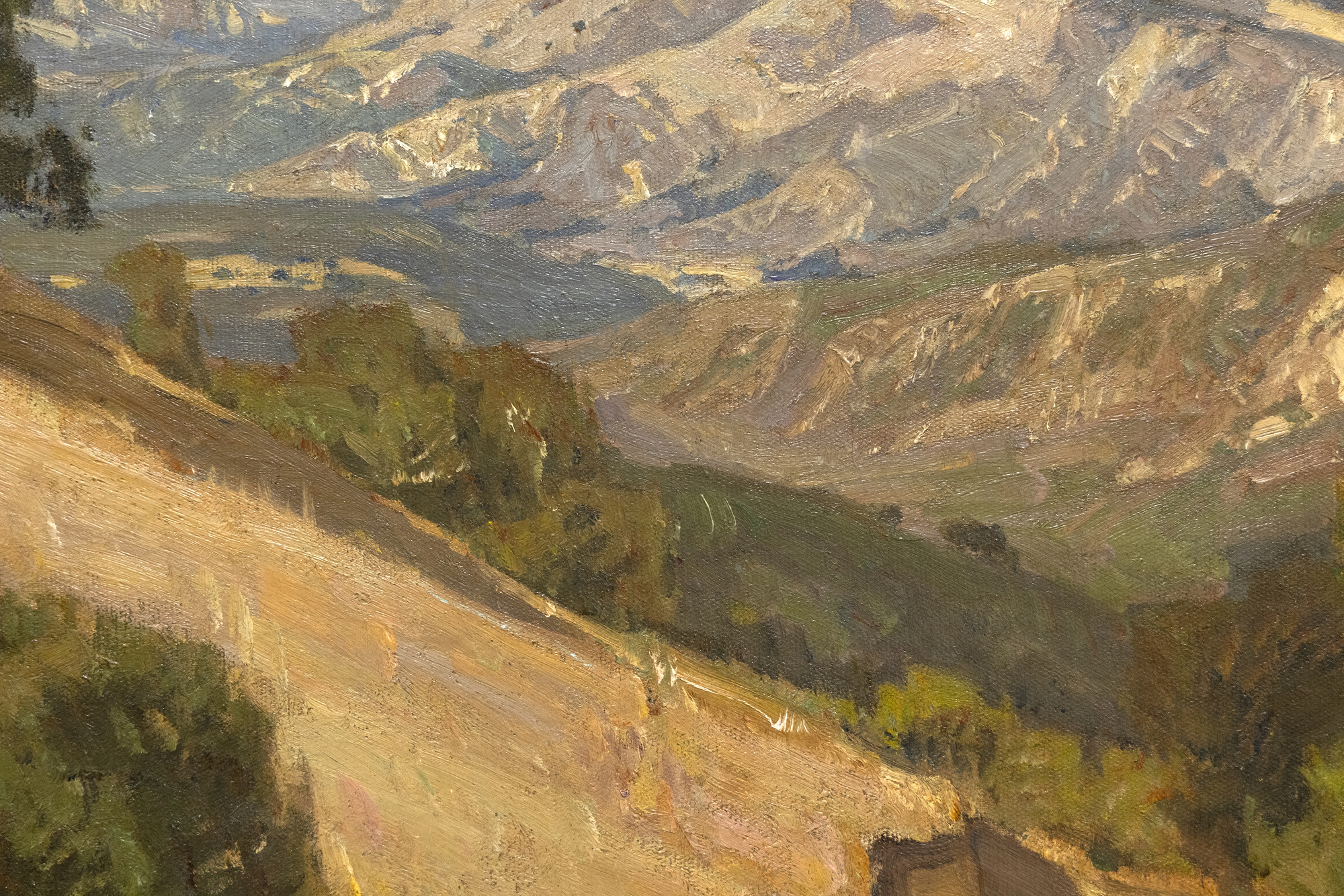 WILLIAM WENDT - Paisaje de California - óleo sobre lienzo - 23 1/2 x 31 3/4 in.