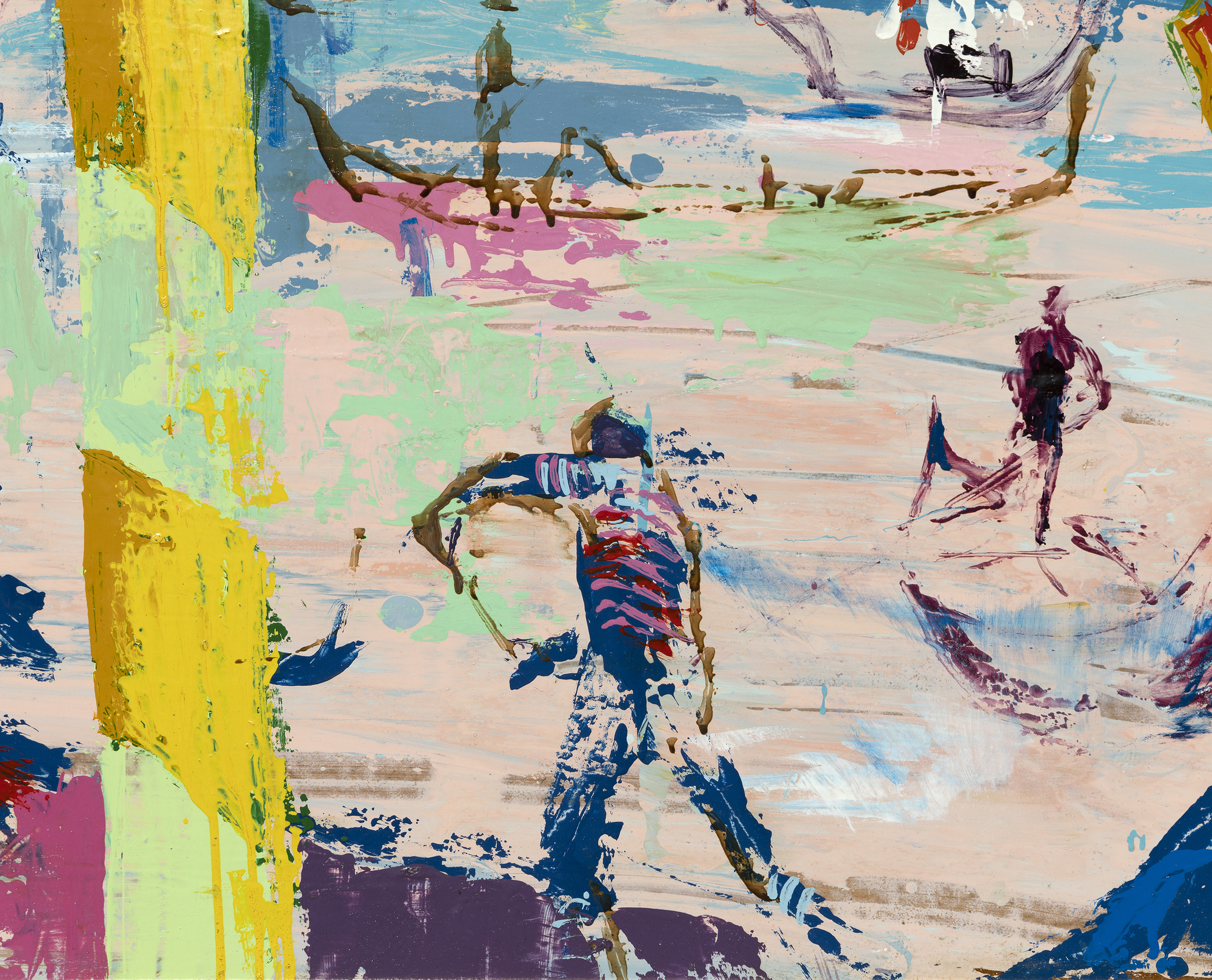 LEROY NEIMAN - Carnival in Venice LEROY NEIMAN - Carnival in Venice - oil on board - 48 x 96 in.