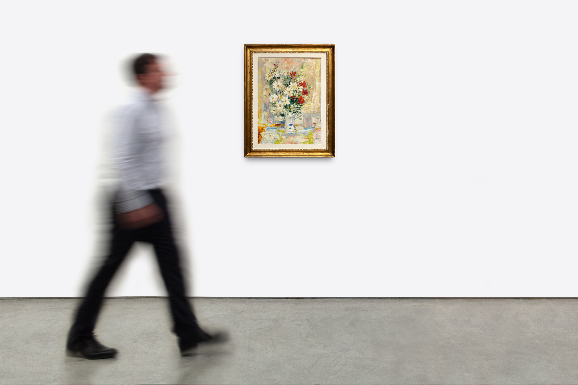 LE PHO - Flowers LE PHO - Fleurs - huile sur toile - 28 3/4 x 21 1/4 in.