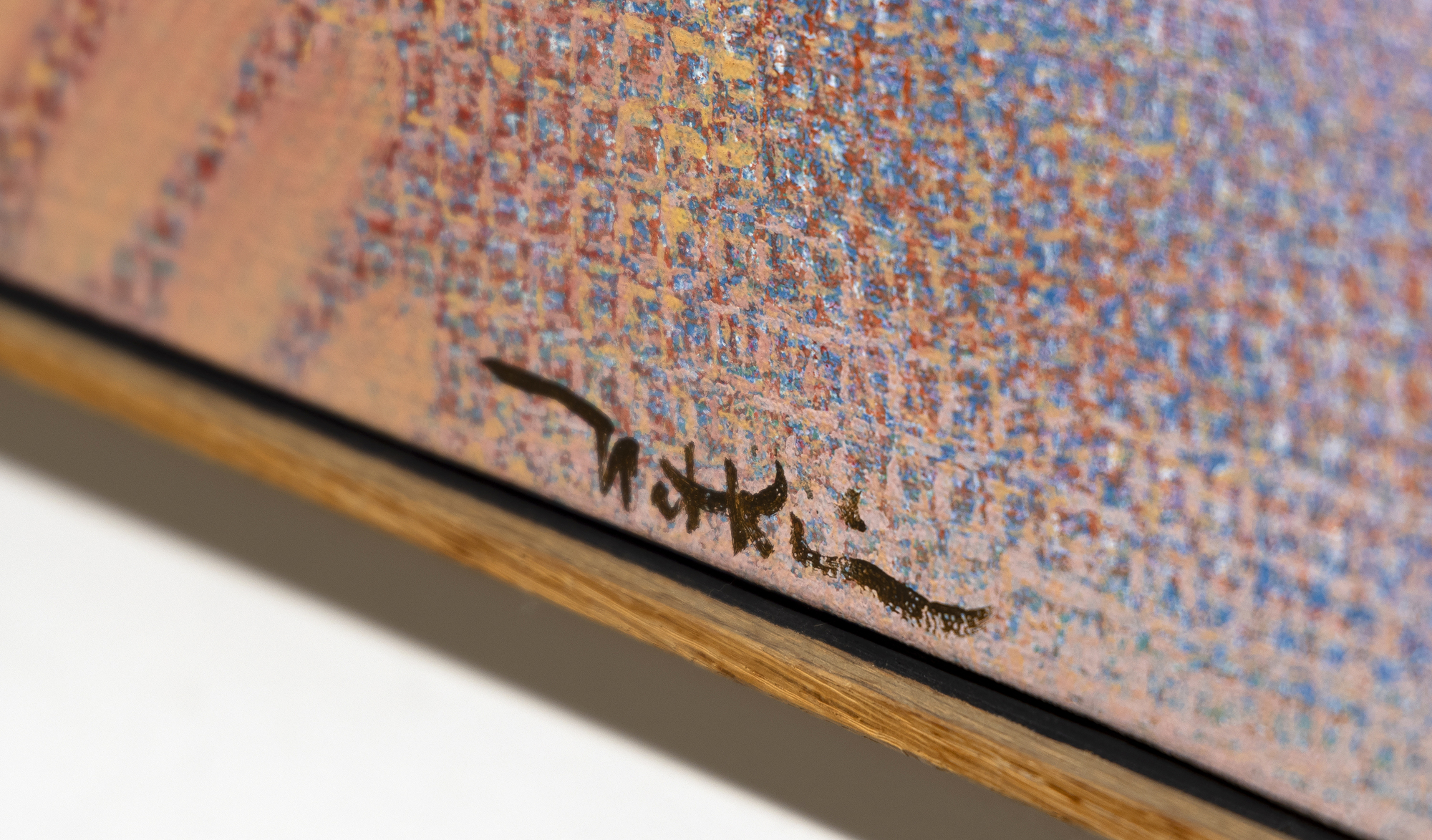 ROBERT NATKIN - Bern Series - acrylic on canvas - 48 x 53 in.