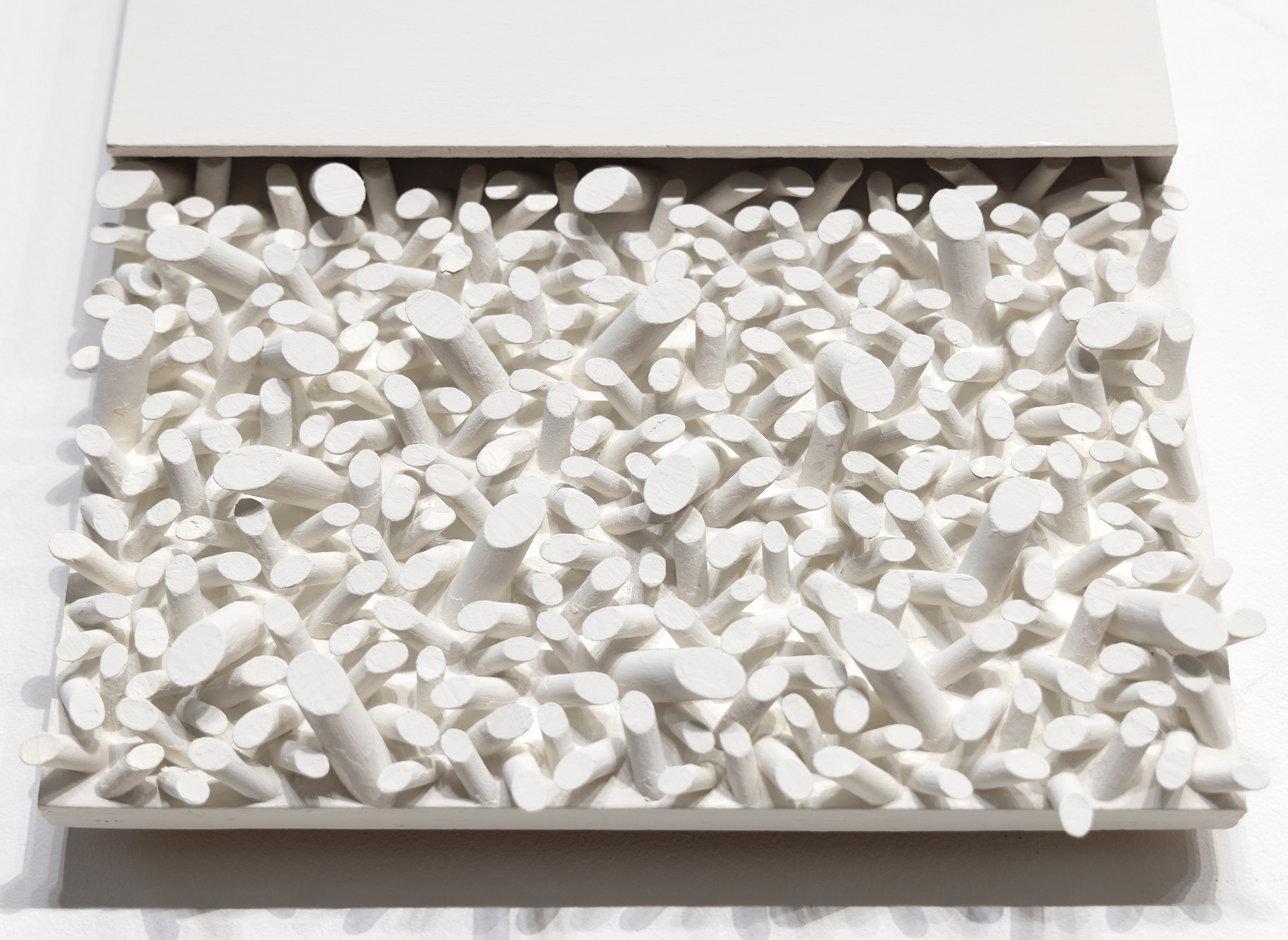 SERGIO DE CAMARGO - Relief Opus 194 SERGIO DE CAMARGO - Relief Opus 194 - painted wood - 22 3/4 x 14 1/4 x 2 3/4 in.