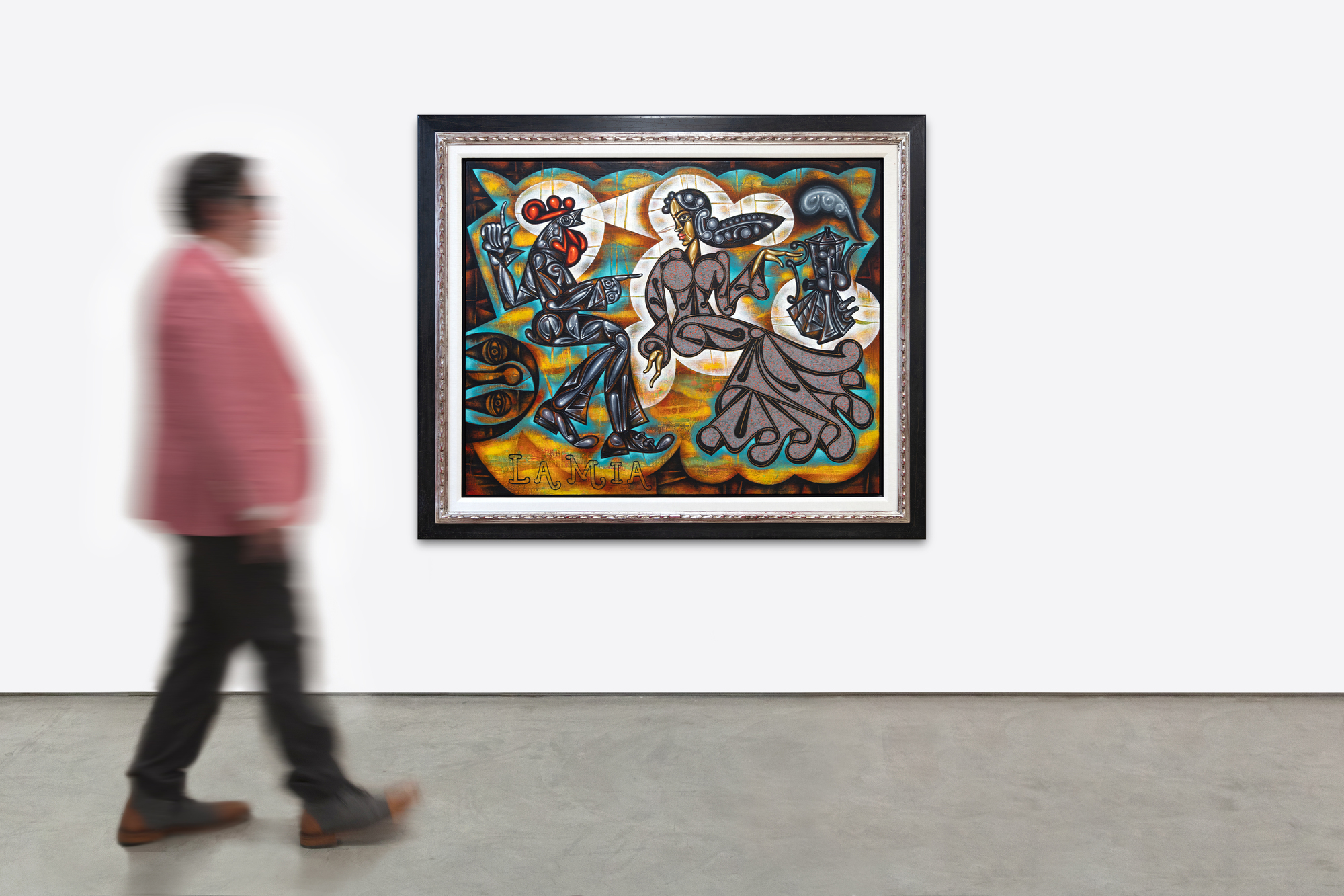 CARLOS LUNA - La Mia (1225 OC) CARLOS LUNA - La Mia (1225 OC) - oil on canvas - 47 x 58 in.