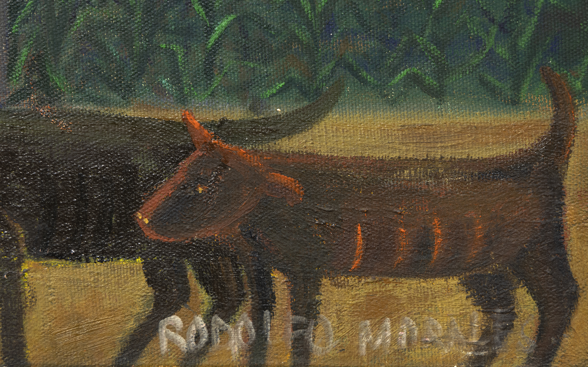 RODOLFO MORALES - Untitled RODOLFO MORALES - Untitled - oil on canvas - 37 1/4 x 39 1/4 in.