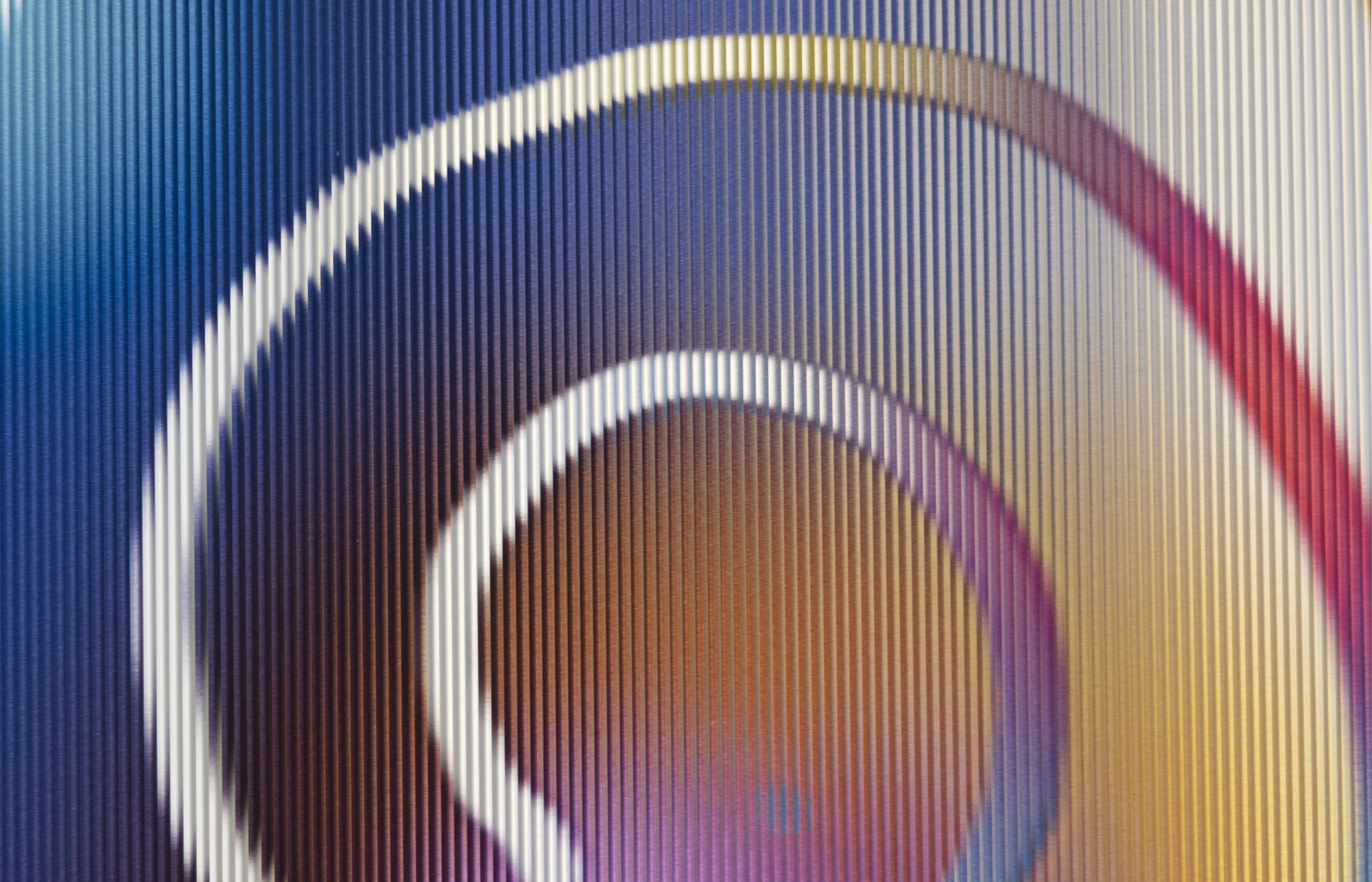 YAACOV AGAM - Galaxy Noon Yaacov Agam is widely considered to be one of the most important Israeli artists of our time. Agam's art often utilizes optical illusions and visual trickery to create his desired visual effect. The artist has successfully worked across different media, including works on canvas, sculpture, drawing, and printmaking.
<br>
<br>"Galaxy Noon" (2013) was purchased by the current owner directly from the artist at his Paris studio. Agams work can be found in countless museum collections worldwide, including the Guggenheim Museum and the Metropolitan Museum of Art, in New York.
