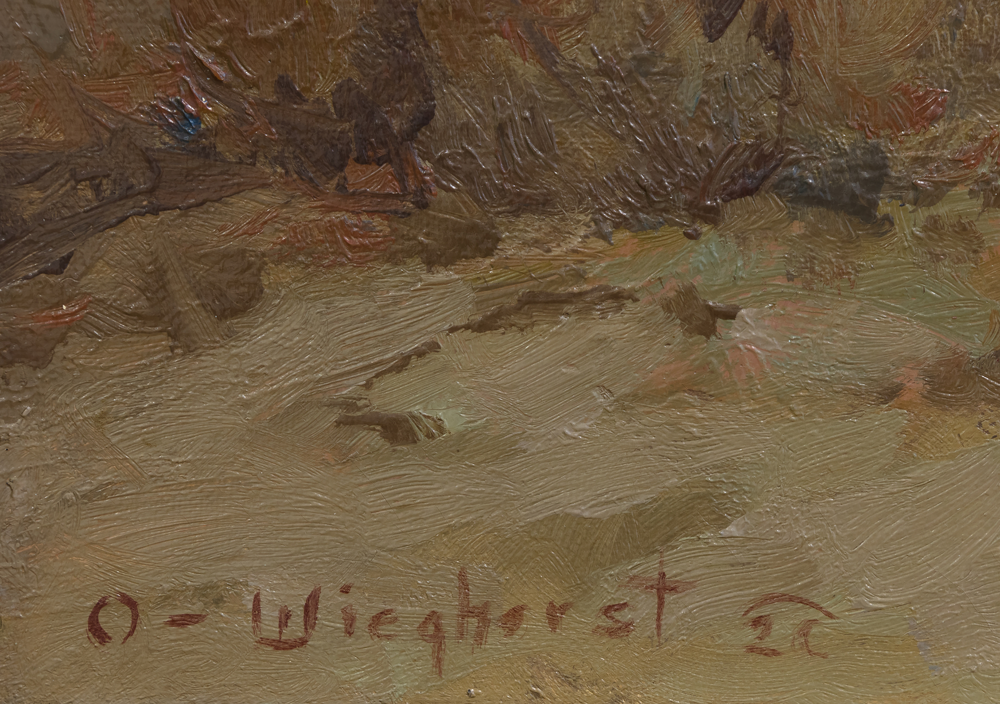 OLAF WIEGHORST - Apaches OLAF WIEGHORST - Apaches - oil on canvas - 20 x 24 in.